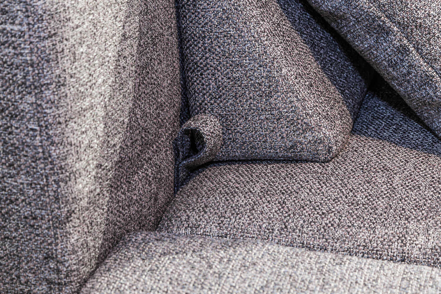 Brühl - Ecksofa Amber in Stoff grau mit verstellbaren Armlehnen - 8