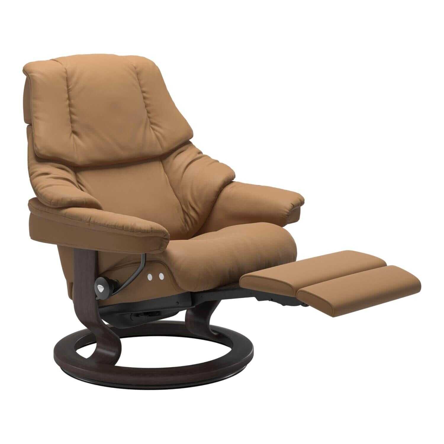 Stressless - Stressless Sessel Reno M mit Akku Classic LegComfort Leder Paloma Taupe - 1