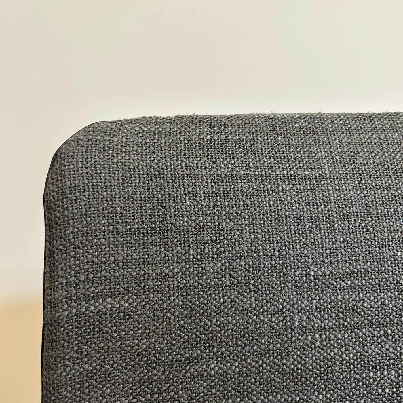 Walter Knoll - 6er Set Stuhl Liz 1300 Stoff Bora Slate Grau Gestell Hochglanz Verchromt Stapelbar Mit Kunststoffgleitern - 7