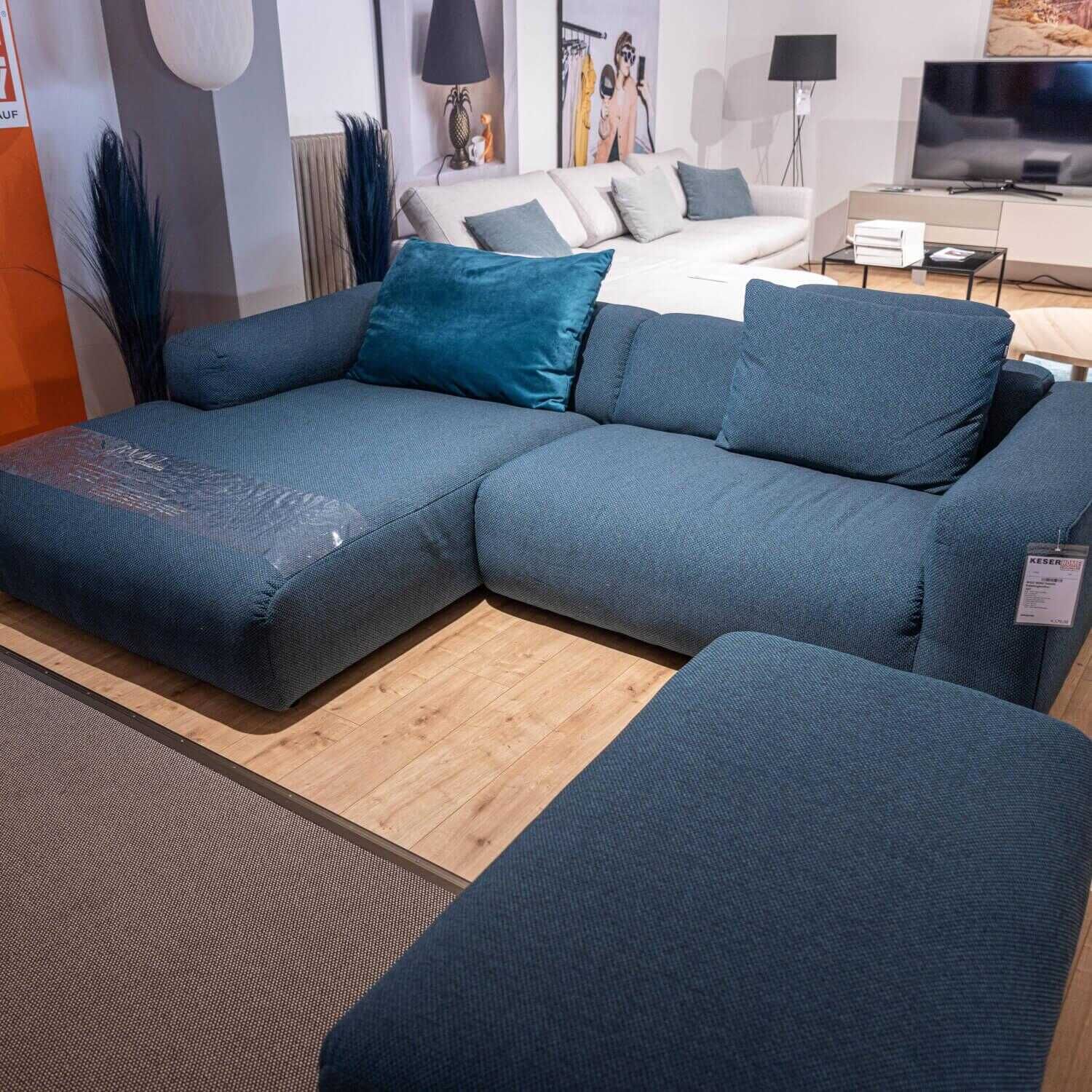 freistil-rolf-benz-ecksofa-187-stoff-4025-mittel-azurblau-mit-hocker-1811a4e8d167 freistil Rolf Benz - Ecksofa 187 Stoff 4025 Mittel Azurblau mit Hocker - 5