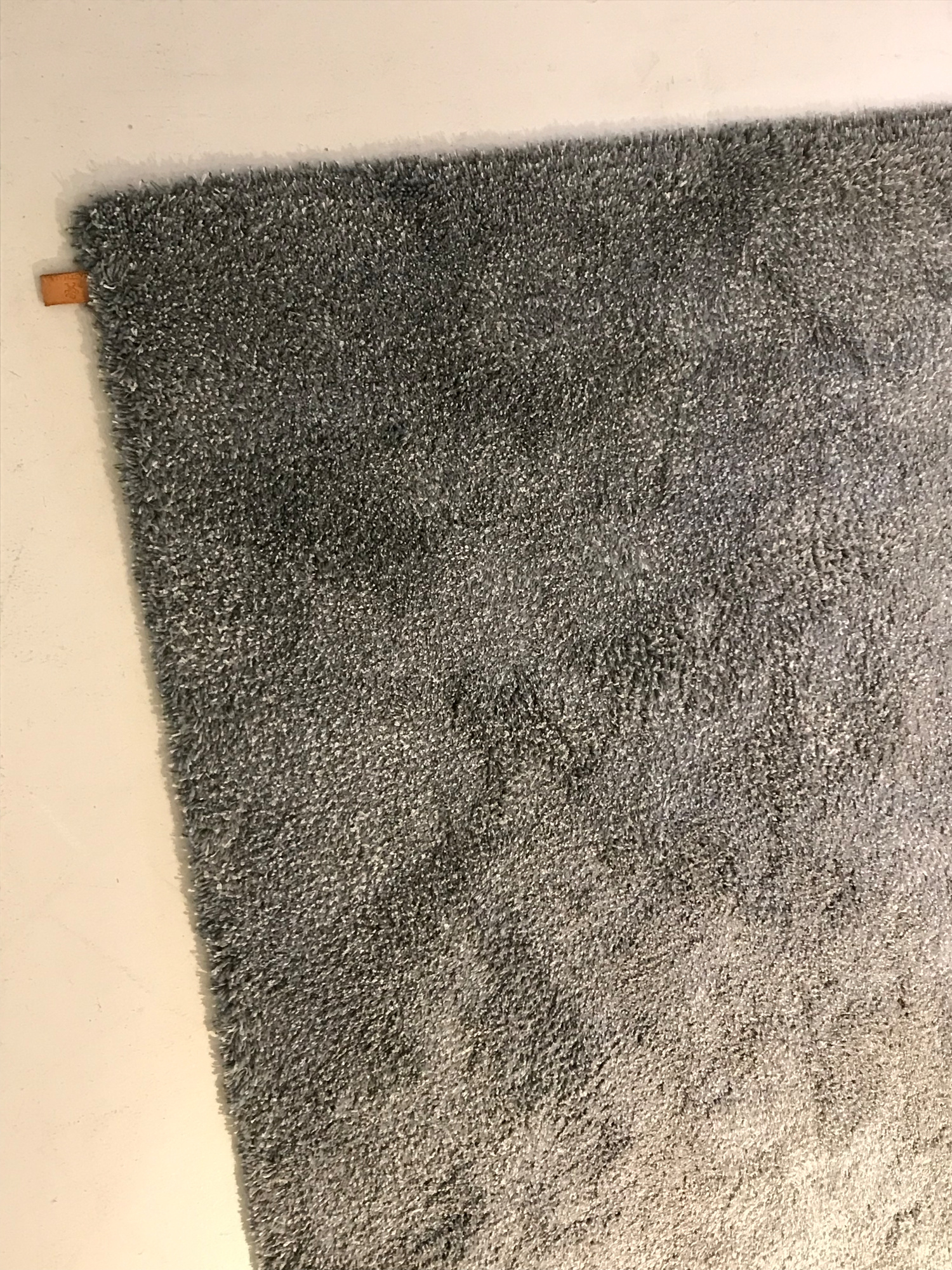 Teppich Stubb 50% Wolle 50% Leinen Grau