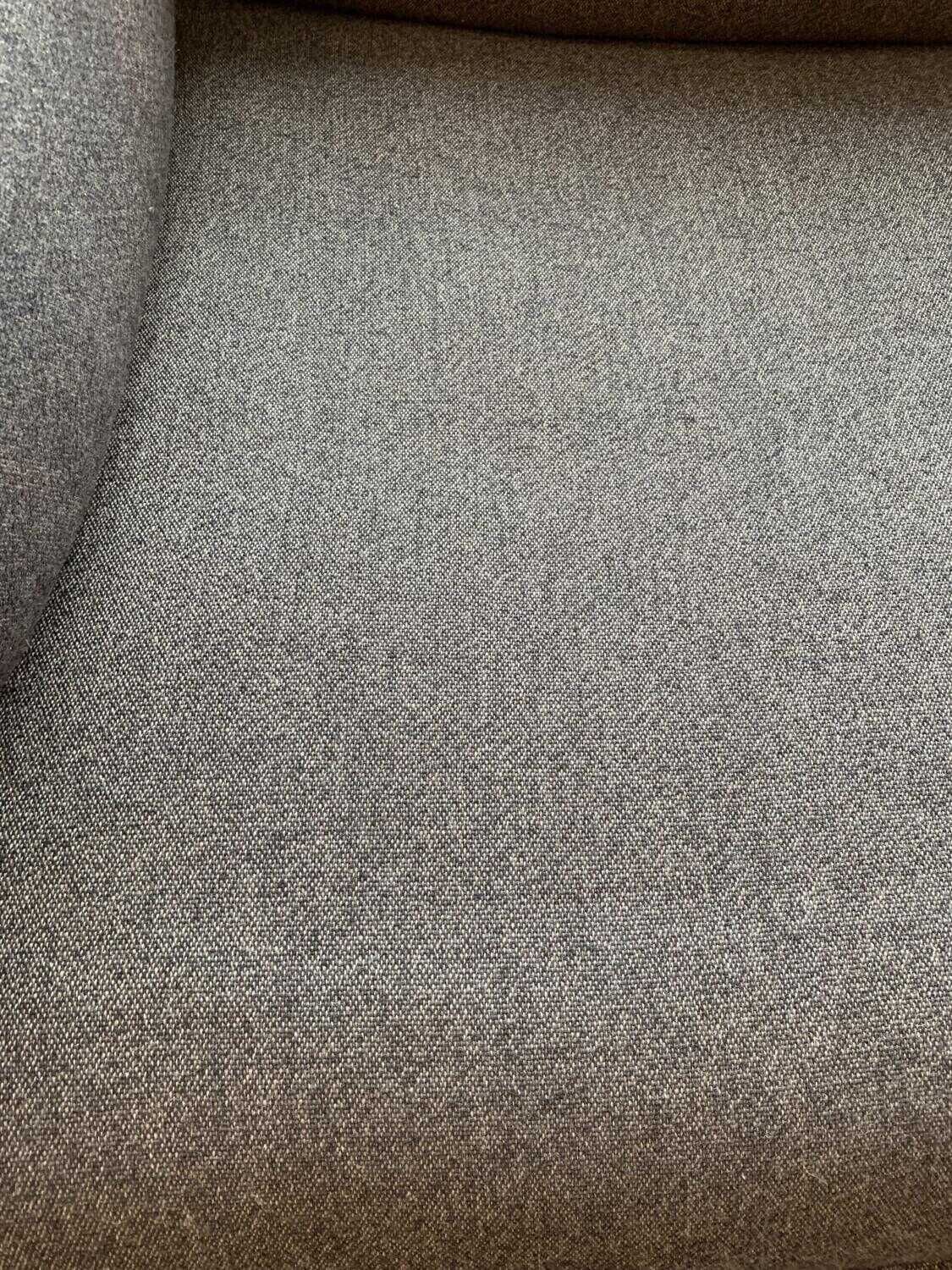 Sofa Mariposa 2-Sitzer Stoff Dumet Farbe Sand Anthrazit