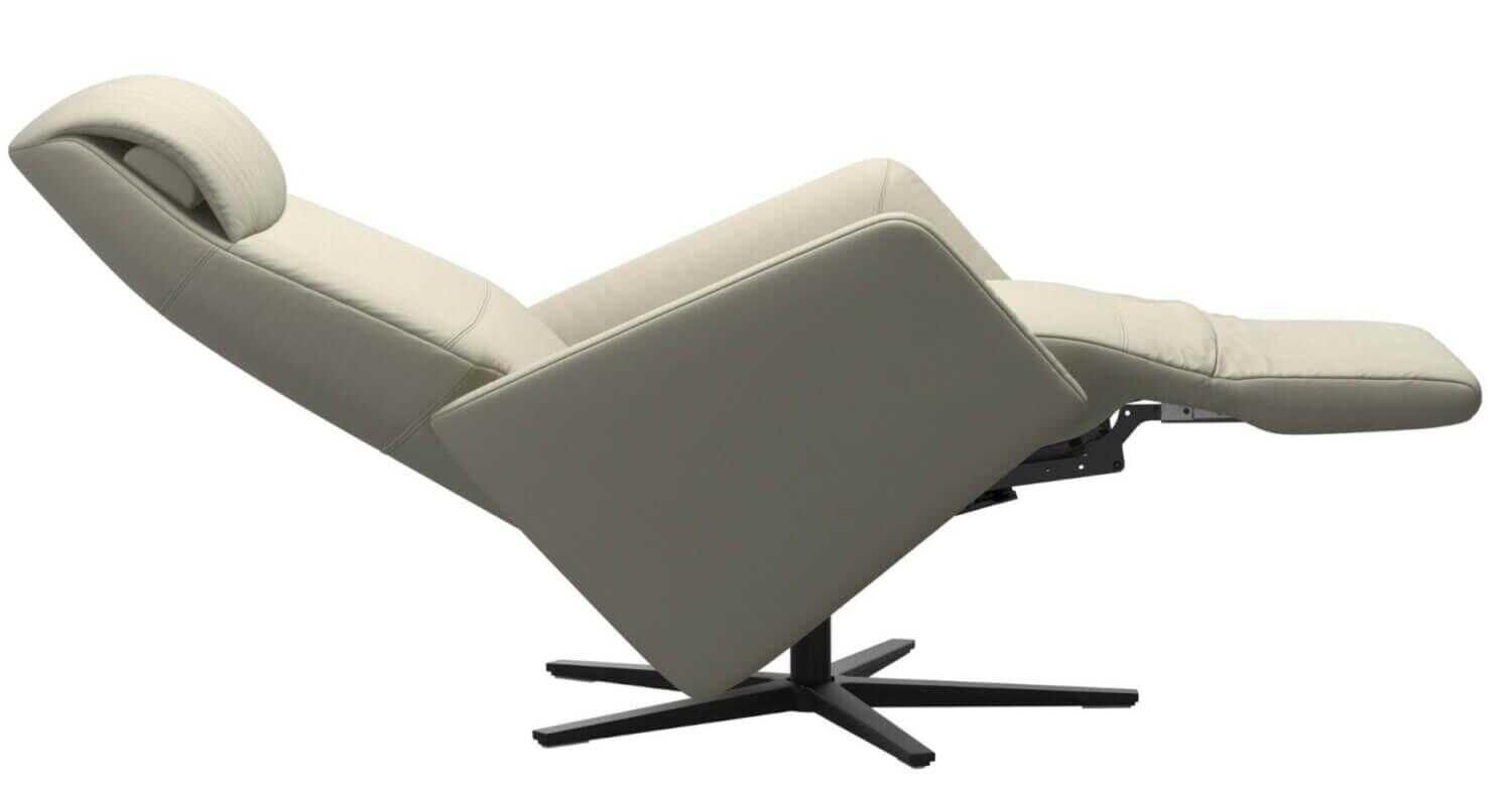 Stressless - Sessel Scott Leder Paloma Fog mit Elektrischer Verstellung - 4