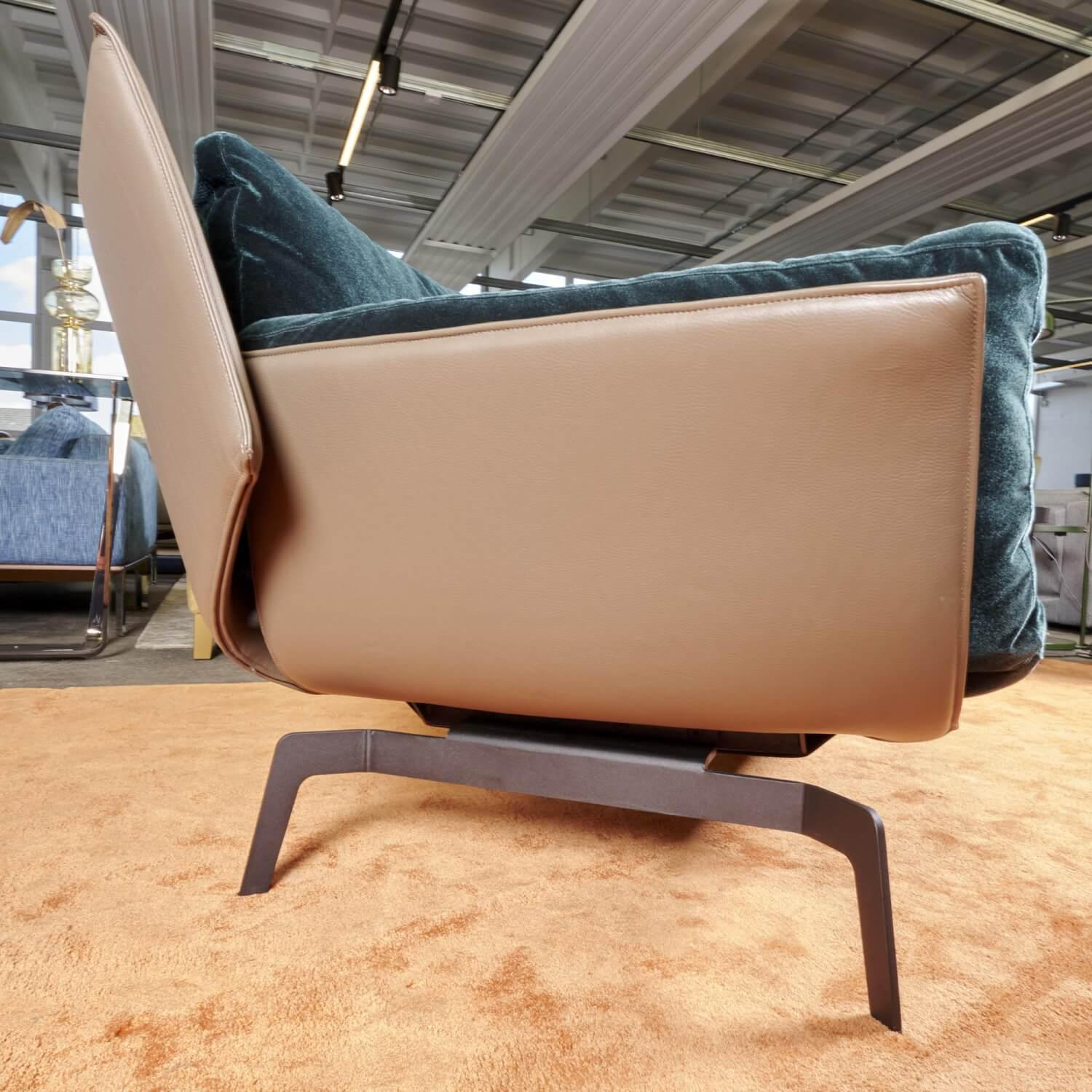 IP Design - Sofa Loft 2/92,5 Stoff Emilia Leder Space - 2