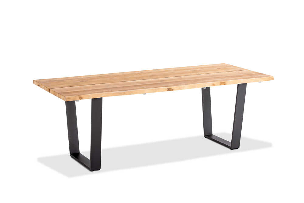 Niehoff - Tisch Solid Gestell Aluminium Pulverbeschichtet Anthrazit Tischplatte - 1