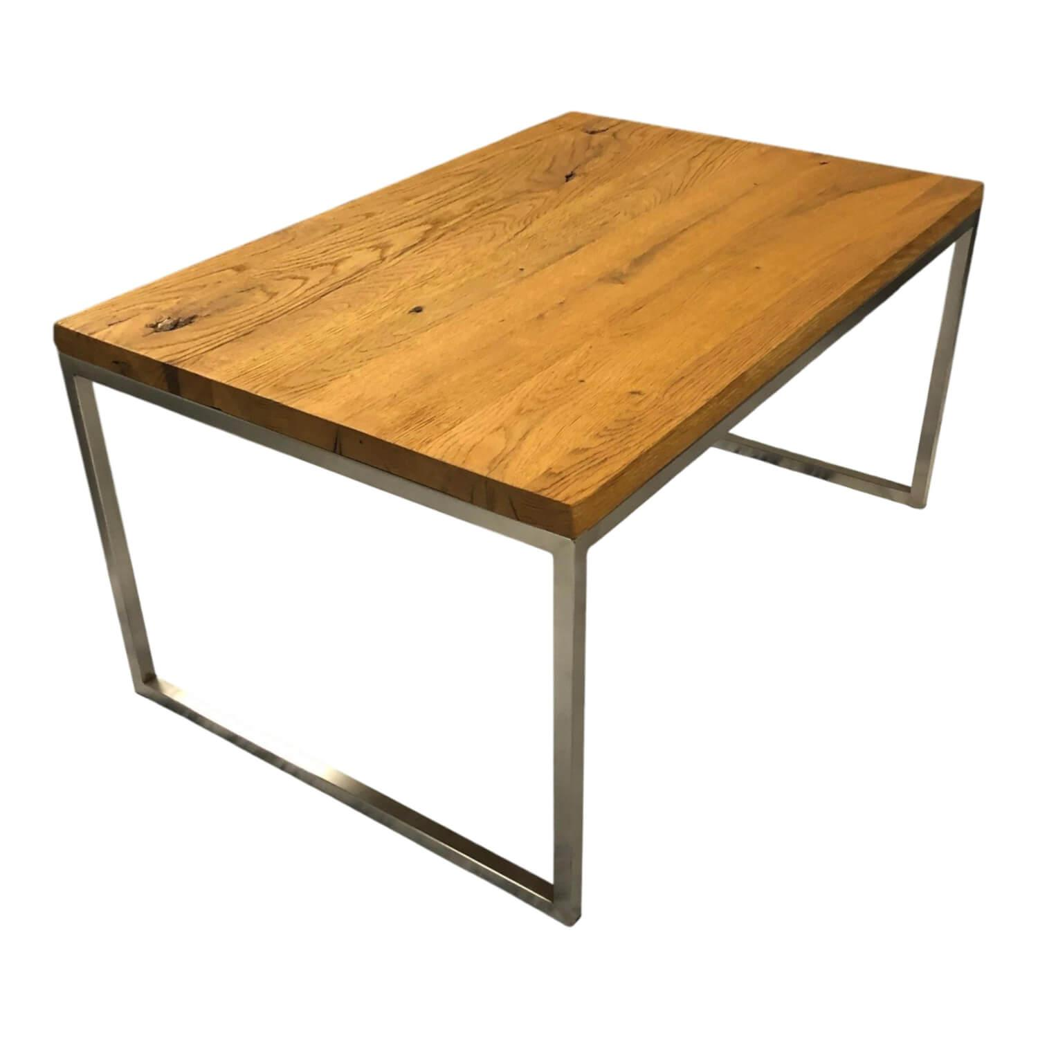 Henke - Couchtisch Modell AC90-L Eiche-Kern-Altholz - 1