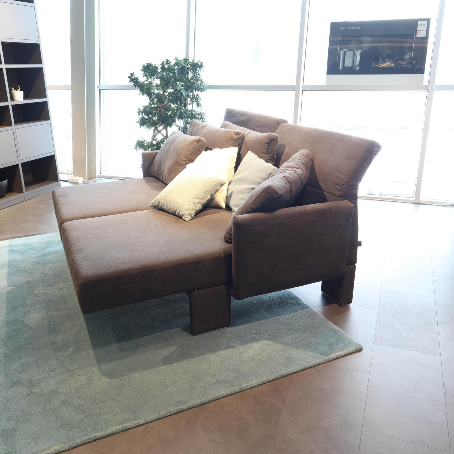 Franz Fertig - Sofa With Swivel Seats Scene Fabric Cape 79 Charcoal Frame Beechwood And Panel Material - 5