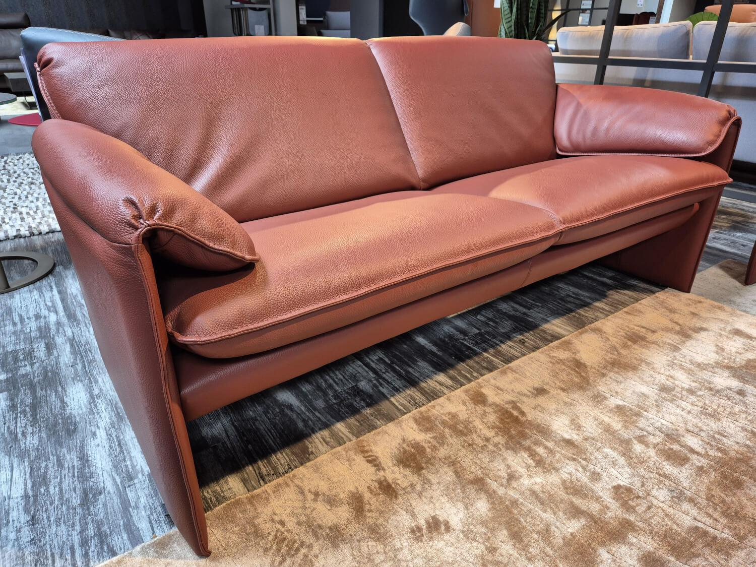 Leolux - Garnitur Bora Bora Niedrig Leder Senso 41000 Rust Rot Braun - 2