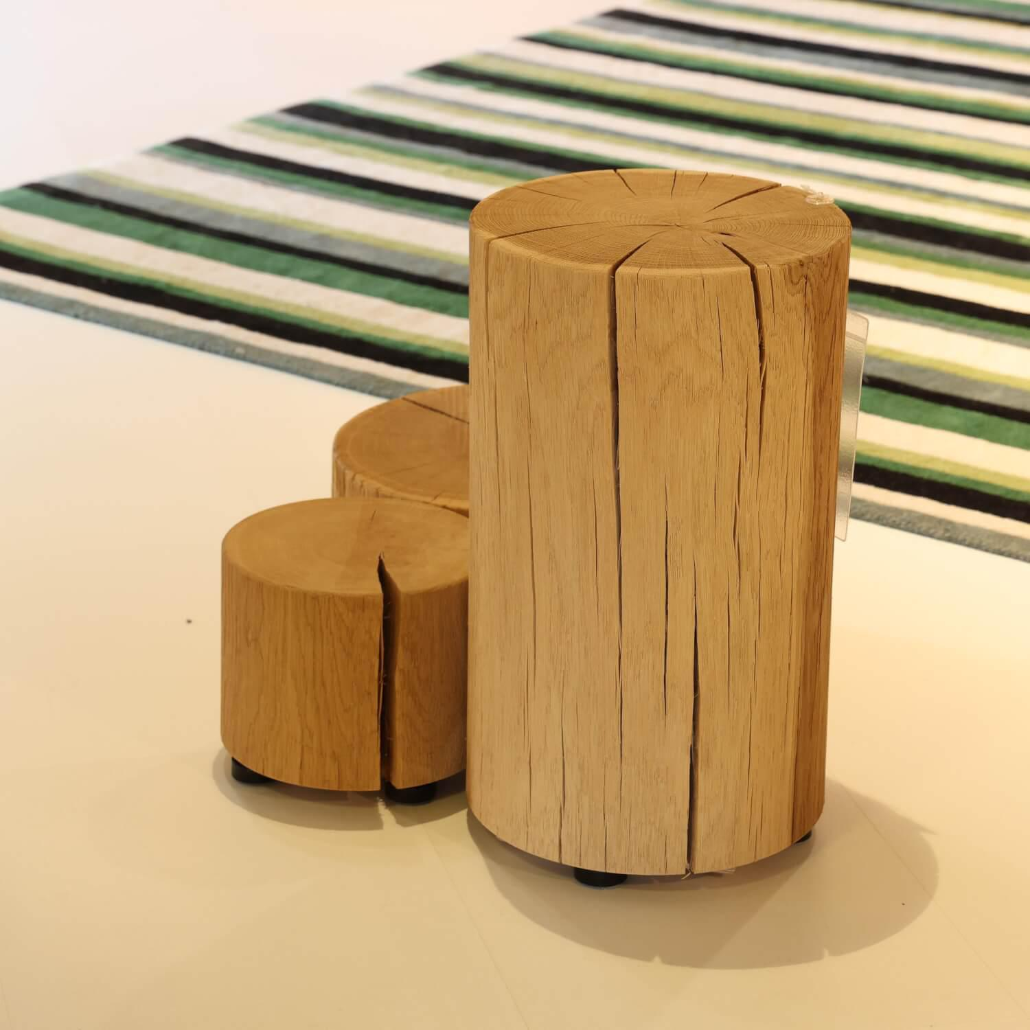 Team 7 - Naturholzzylinder Eiche Silber Dreiteilig - 6