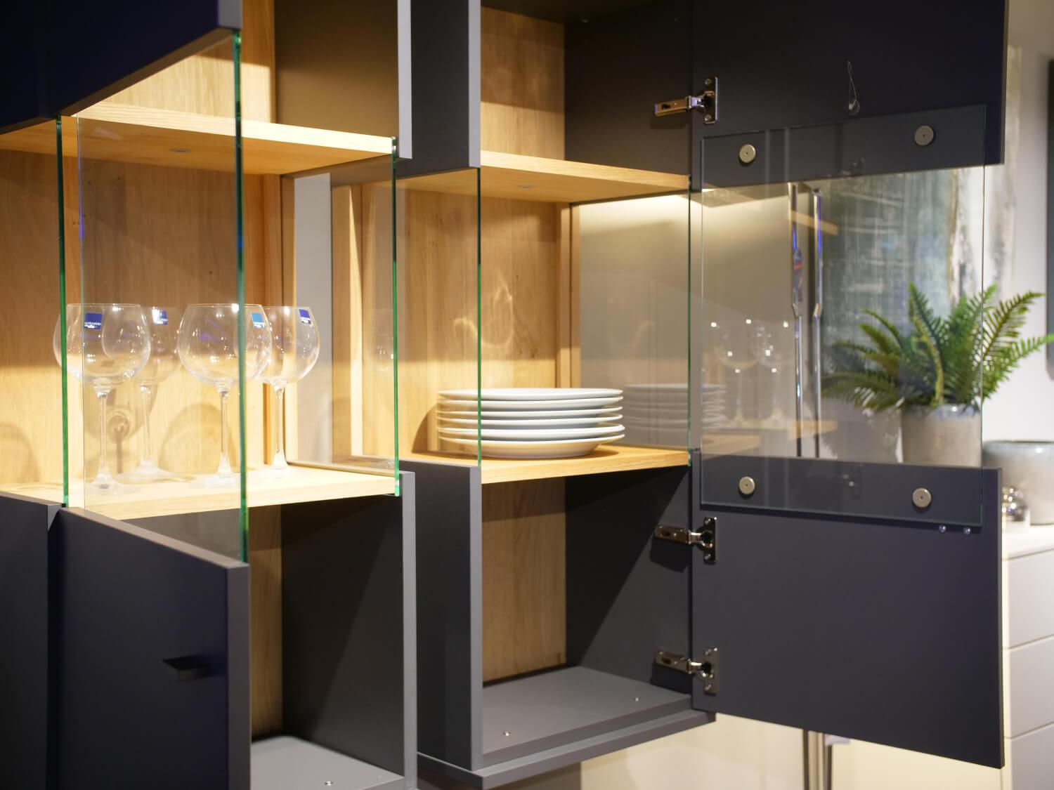 Mondo - Wohnwand Futura - 9752 Lack Schiefer Grau Matt PG2 - 4