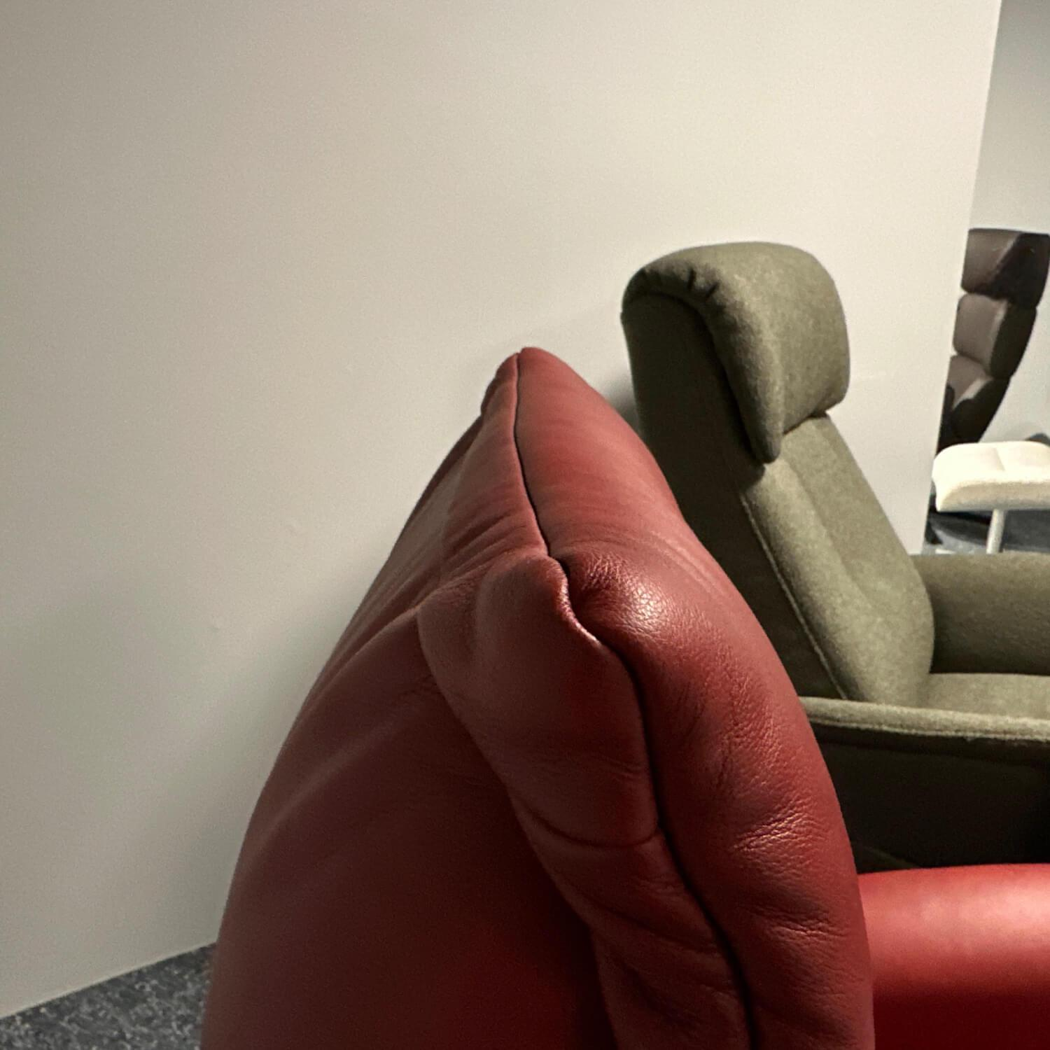 himolla - Relaxsessel 7068 Cumulus Mini Leder 27 Eleganza Campari Rot Mit Elektrischer Verstellung Inklusive Akku - 4