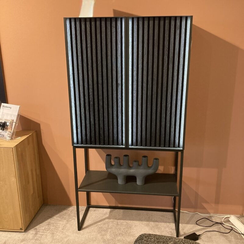 Musterring - Barschrank Targo 9081 Korpus Und Front Holz Anthrazit Gestell Metall Schwarz Inklusive LED Beleuchtung - 6