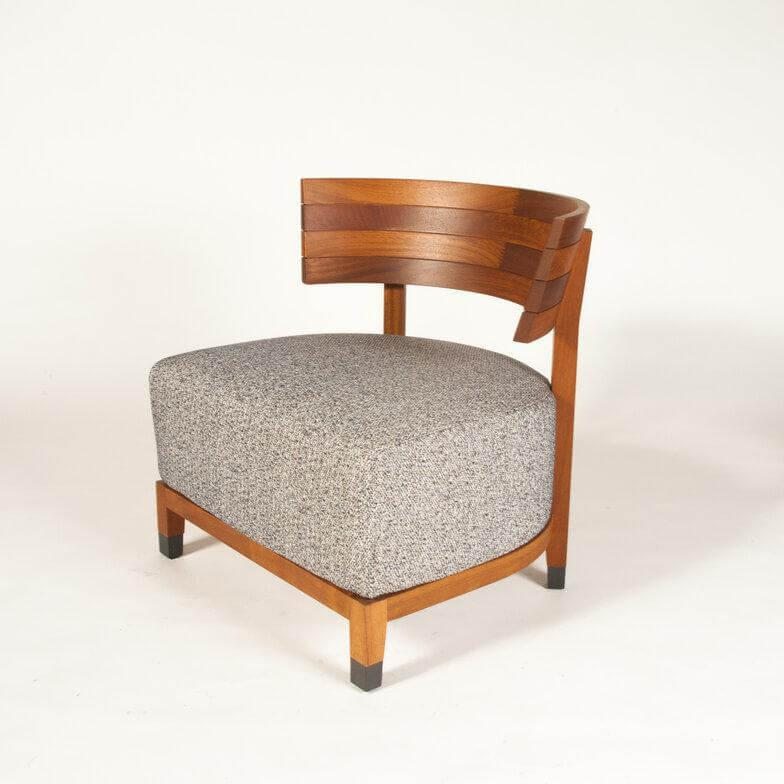 Flexform - Outdoorsessel Thomas Stoff Begonia Gestell Iroko Brüniert - 6