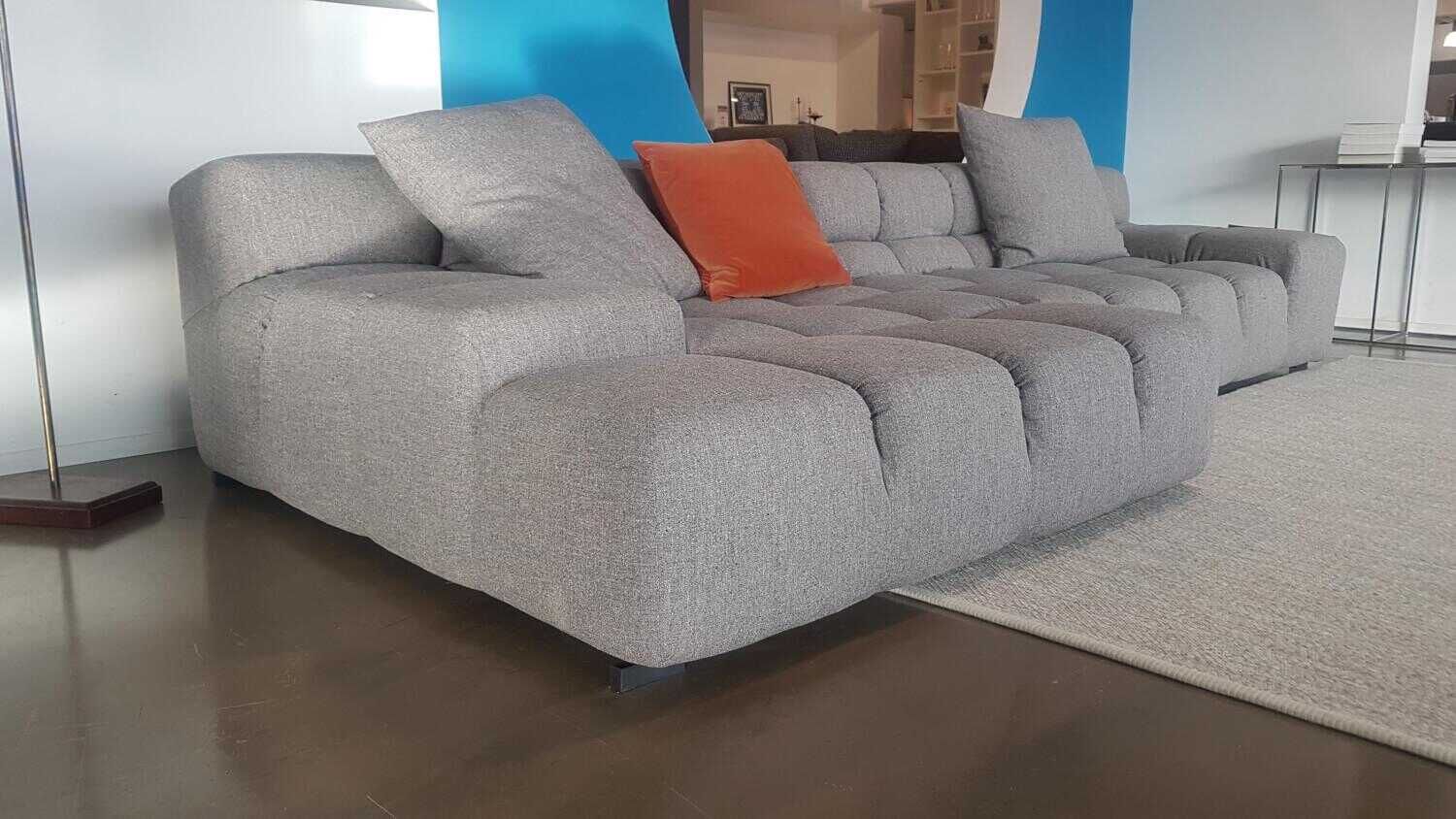 bb-italia-ecksofa-tufty-time-stoff-extra-edit-beola-grau-mit-3-kissen-9ef8c2b083cdCcTzQaiIkHqcQ B&B Italia - Ecksofa Tufty Time Stoff Extra Edit Beola Grau mit 3 Kissen - 4