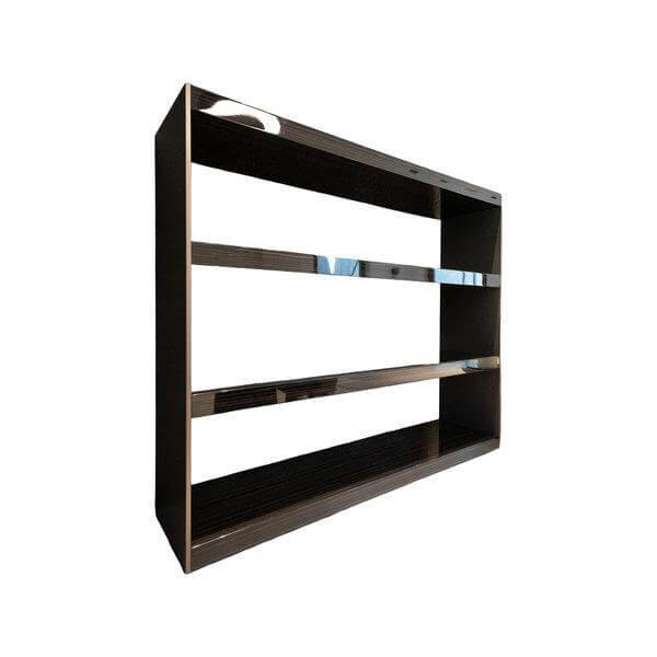 Minotti - Bücherregal Carson Fachböden Ebenholz Seitenausführung Bronze - 1