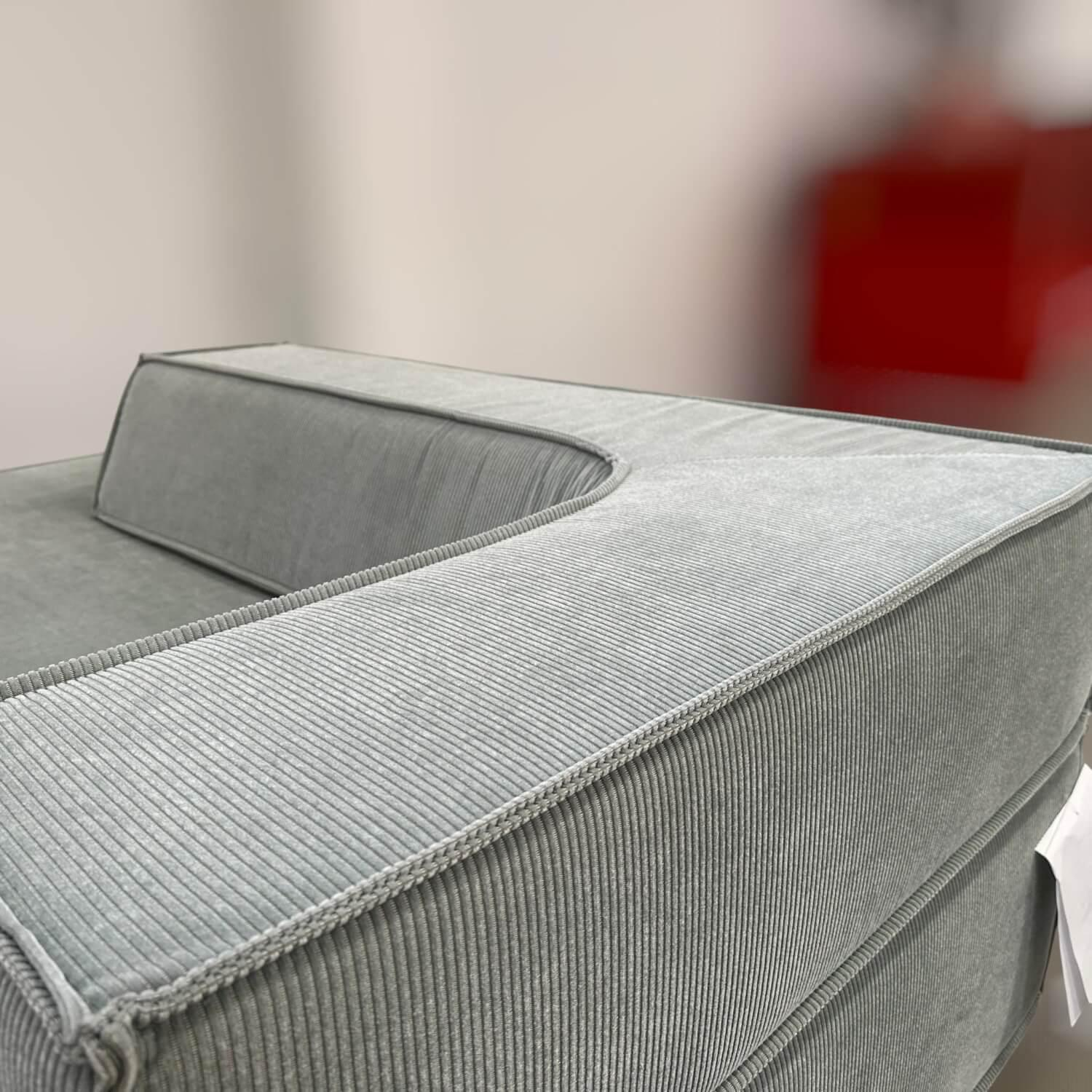 COR - Sofa Trio 59400 Stoff 9083 Zartgrün Mit Stopp Gleitern Kunststoff - 3