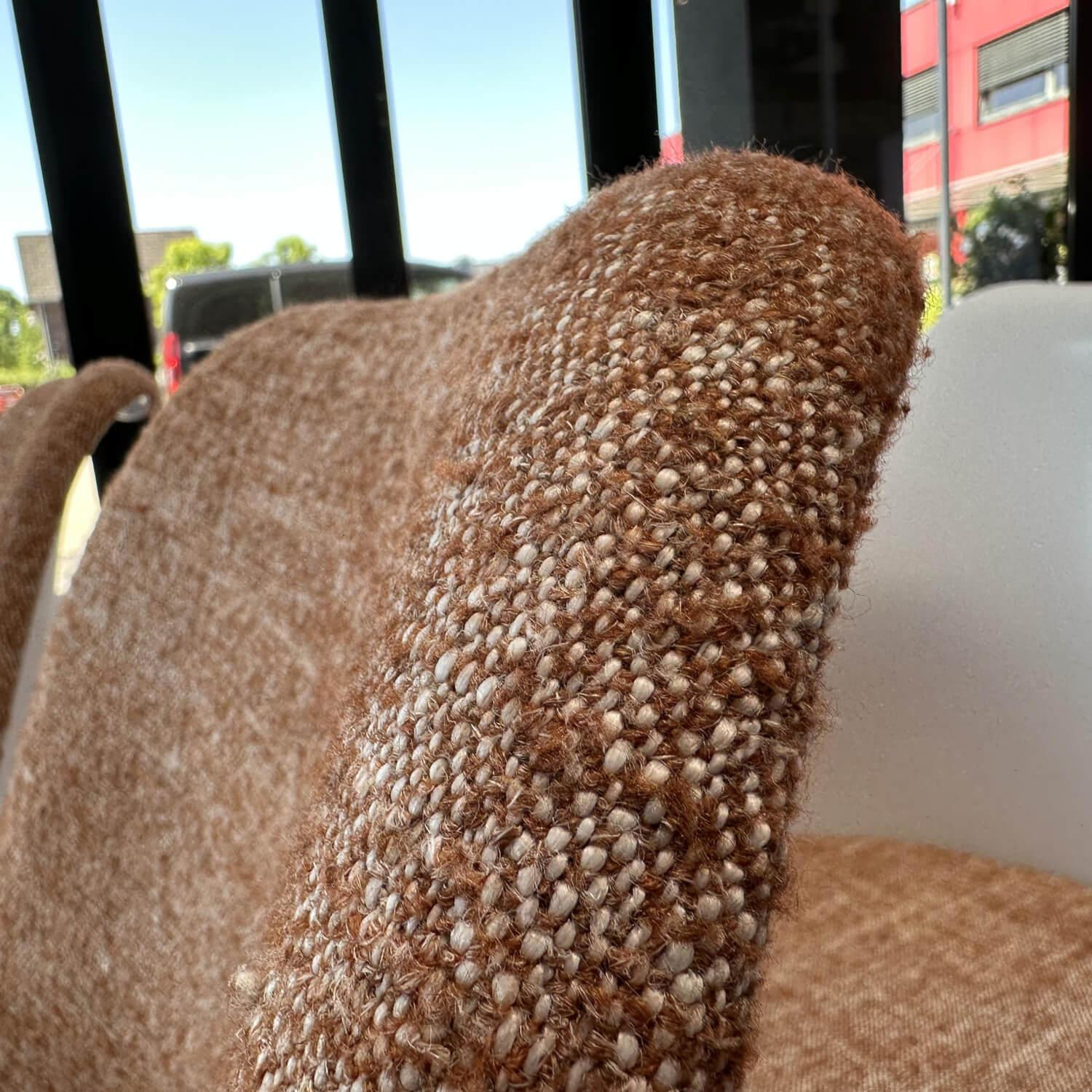 Knoll International - 4er-Set Stuhl Tulip Saarinen Weiss Terracotta mit und ohne Armlehnen - 2