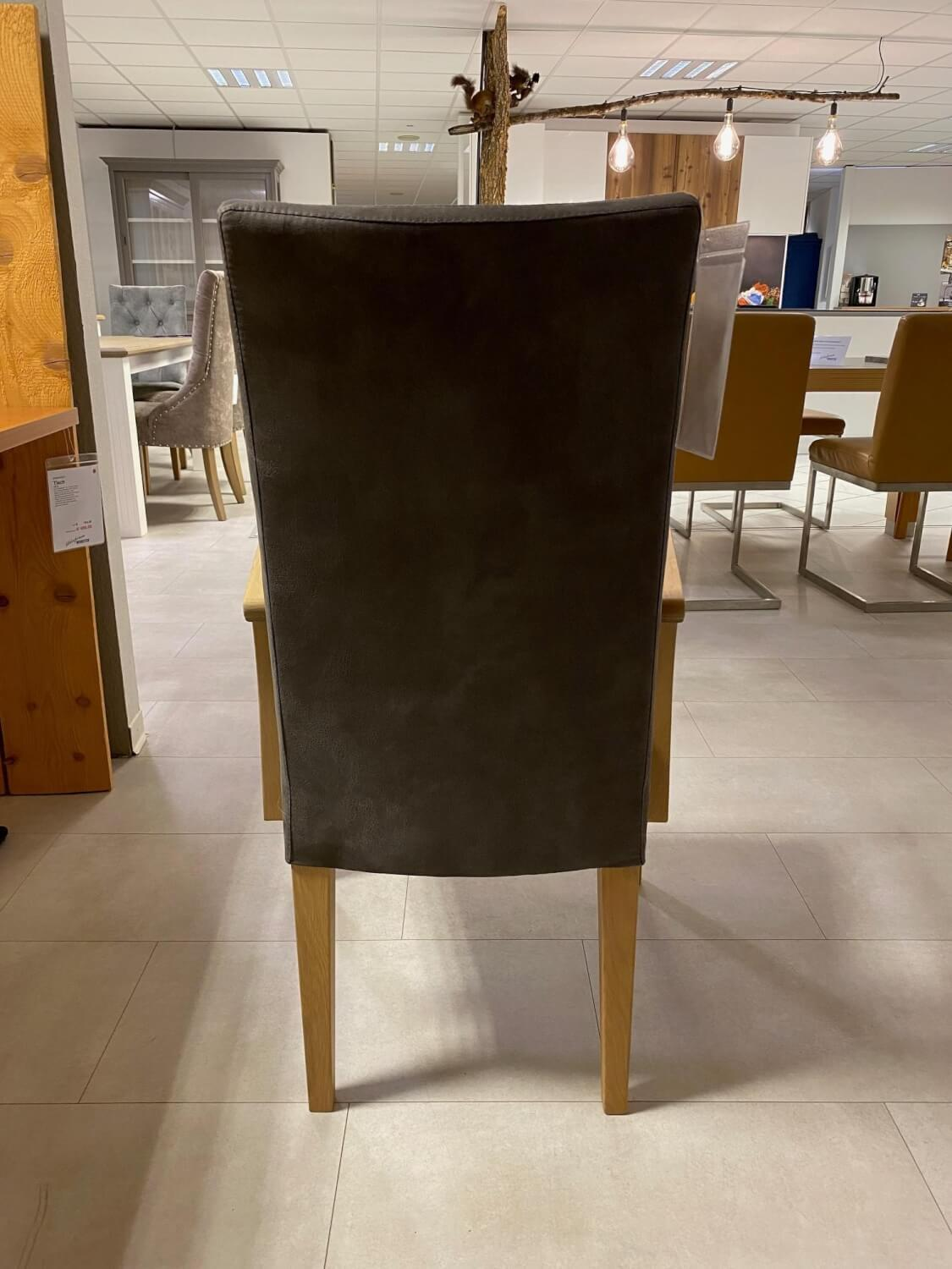 DKK - Essgruppe Twenty Smile Natureiche Bianco Massiv Tisch 6 Stühle - 6