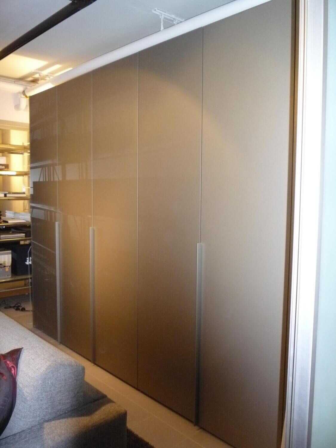 Interlübke - Kleiderschrank Collect Lack Silbergrau Metallic Korpus Lack Muschel - 2
