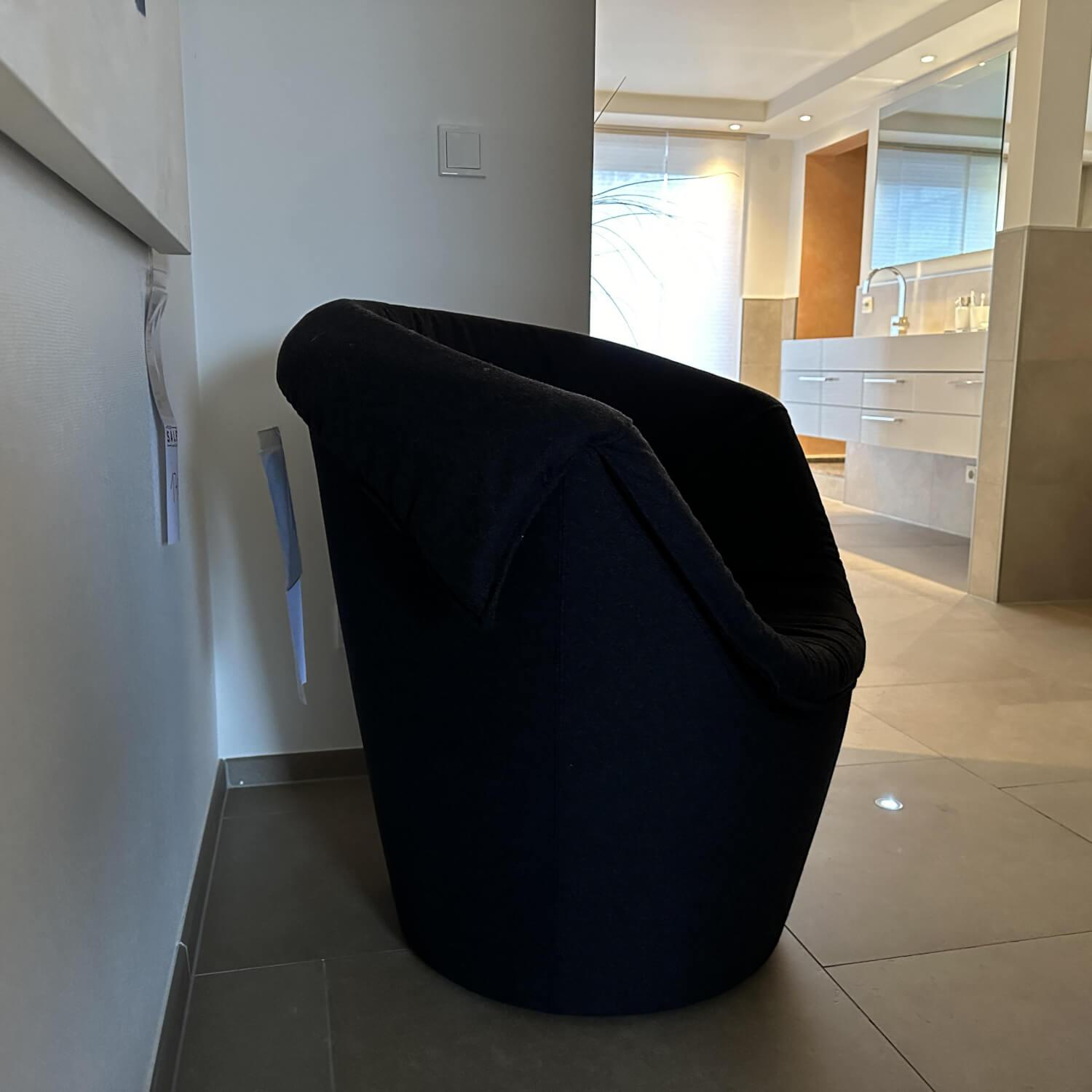 Werther - 2er-Set Sessel Zipfel Stoff 2250 Grau - 3