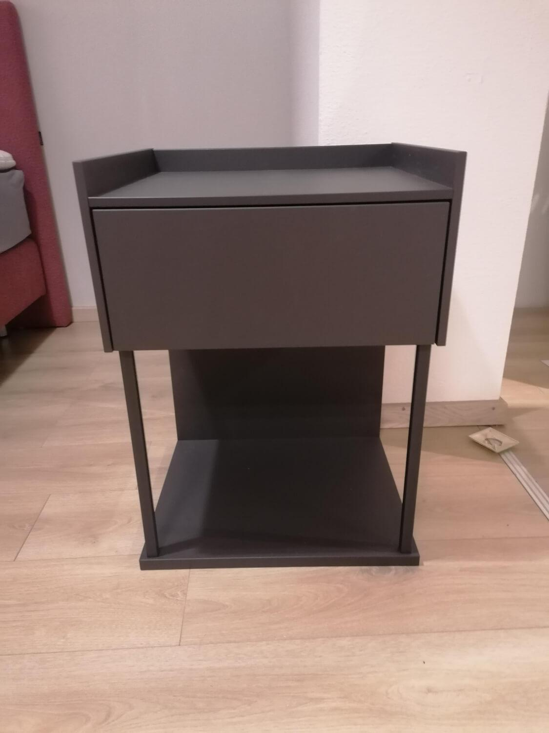 Contur - Boxspringbett Gargano Bezug Stoff 0560 Rosa Fuß Chromfarbig Mit Matratze Topper Und Nachtkonsole - 10