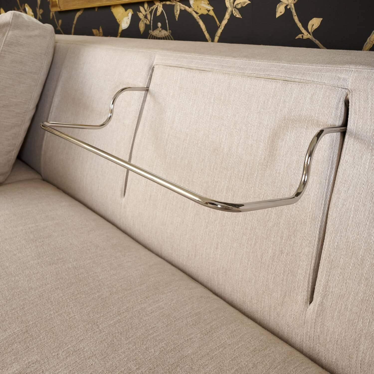 Bielefelder Werkstätten - Sofa Inspiration 122-3005 Tief Bezug Noah 1744 176 Sockelrahmen Wengefarbig Gebeizt - 7