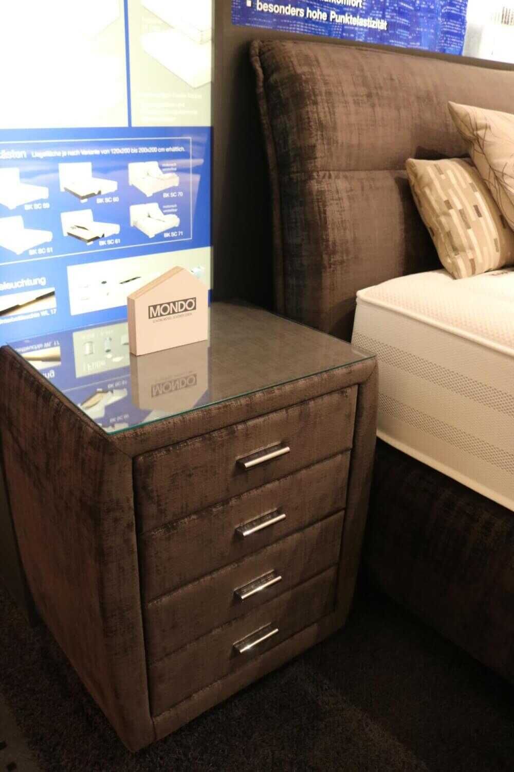 mondo-bett-supreme-comfort-stoff-grau-mit-matratzen-nachtkommoden-kissen-decke-39ad2089b4ae5d47d2e2cb14b Mondo - Bett Supreme Comfort Stoff Grau mit Matratzen Nachtkommoden Kissen Decke - 11