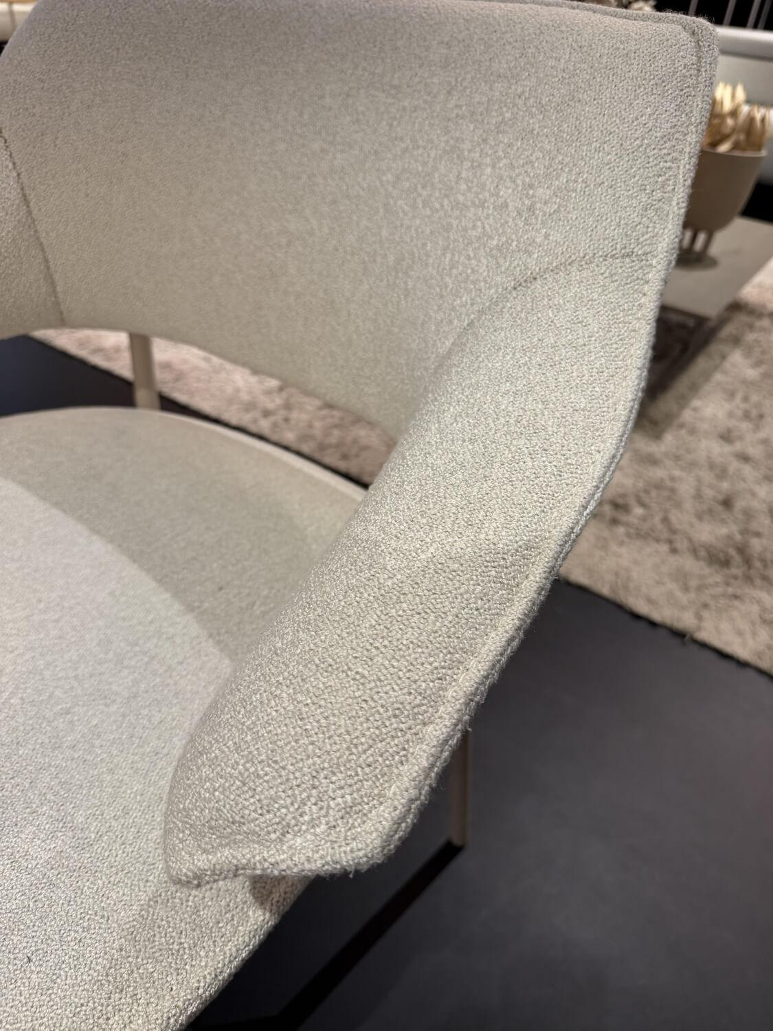 himolla - Armlehnstuhl Dining 1471 Stoff 20 Q2 Loop Basic Beige Gestell Metall Beige Pulverbeschichtet - 2