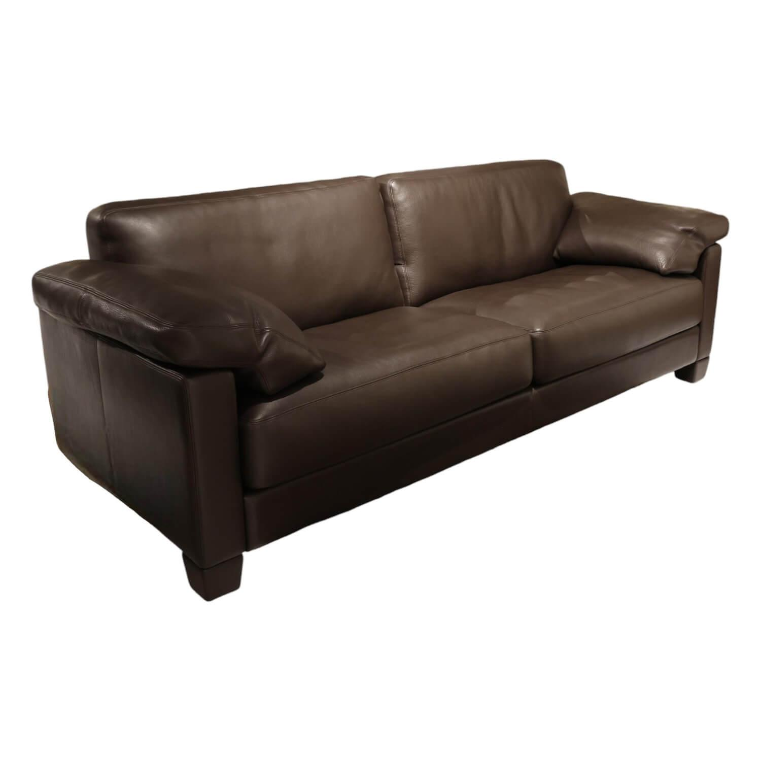 De Sede - Sofa DS 0017 103 Leder 14 Club 77 Cigarro Dunkelbraun Füße Leder 14 Club 77 Cigarro Dunkelbraun - 1