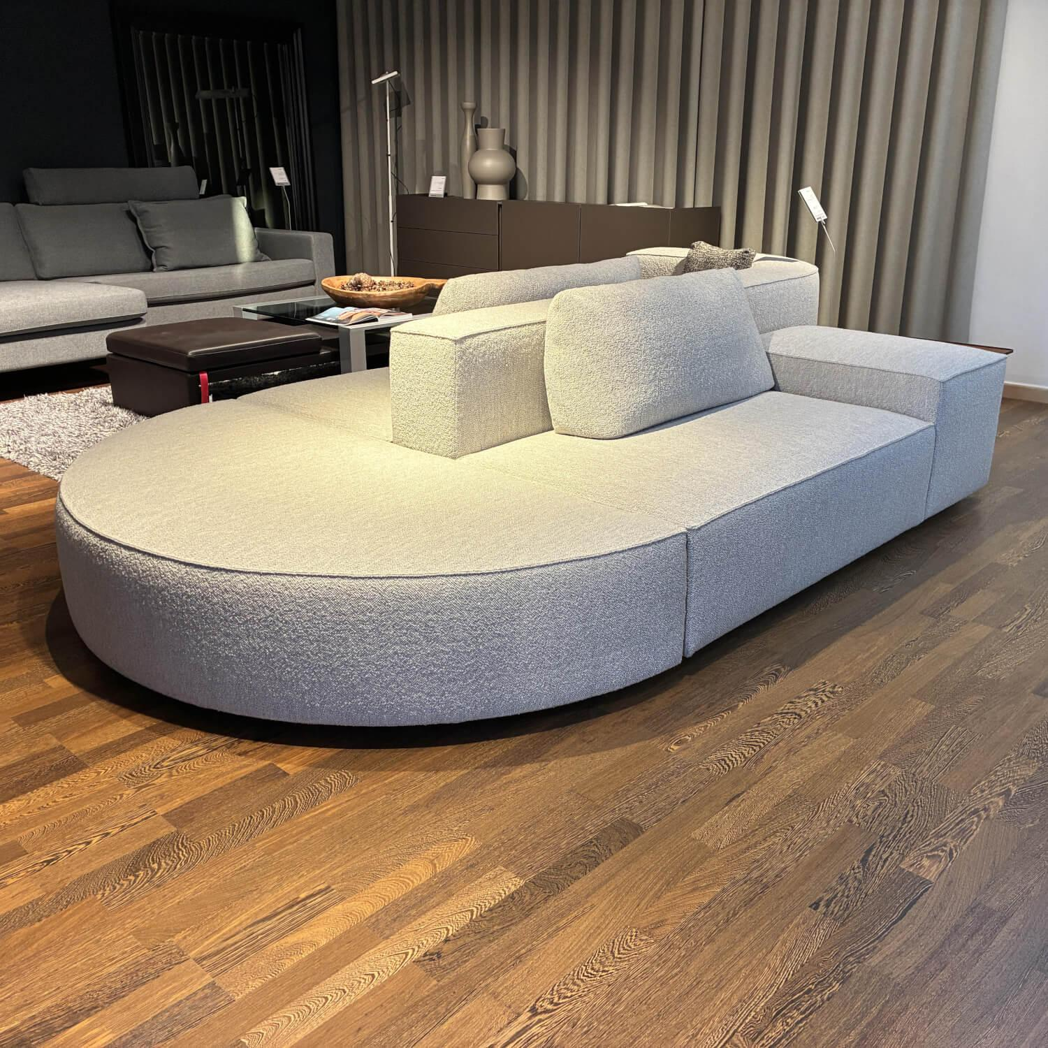 Montis - Sofalandschaft Domino 18 Stoff Fidal 10 S20 Beige Grau Inklusive Kissen - 2