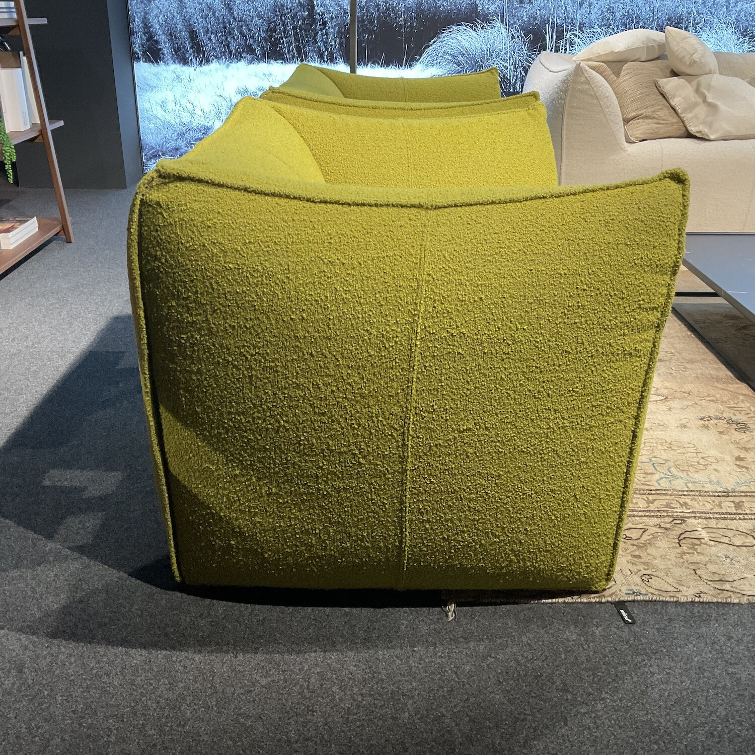 B&B Italia - Sessel Le Bambole Stoff 2823445 Sila Wacholder Grün - 2