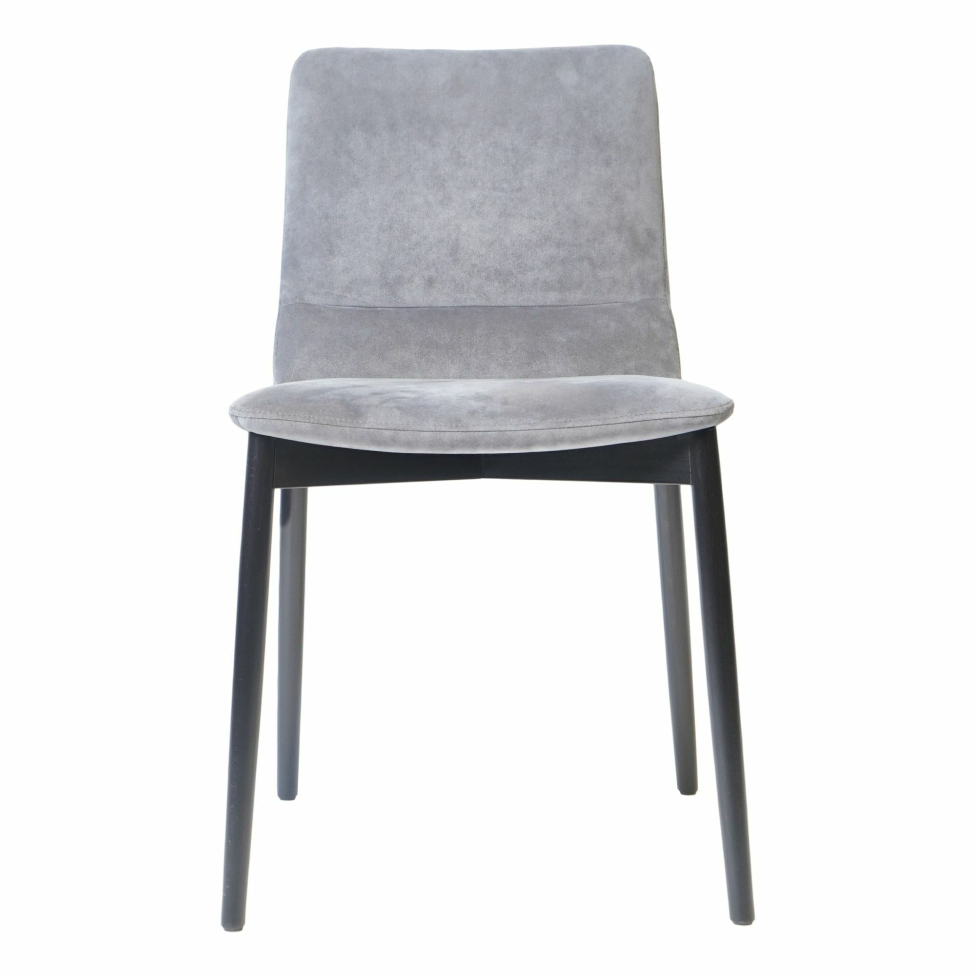 Ligne Roset - Stuhl Bendchair 10260903 Bezug Stoff Alcantara Chick Grau 6404 Gestell Buche Schwarz Gebeizt - 3