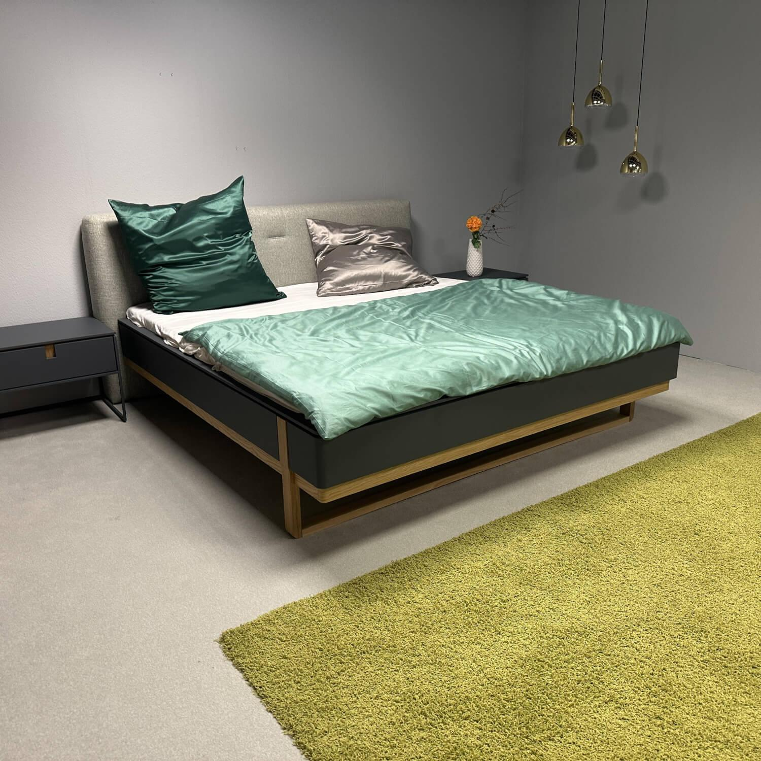 Hülsta - Schlafzimmer Amana Stupermatt Salbeigrün Grün Grau Akzent Und Kufe Eiche Natura - 3