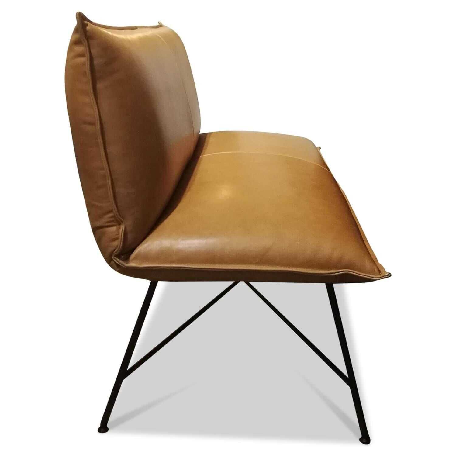 jess-sitzbank-vidar-leder-luxor-beige-gestell-schwarz-c45b1159fe0fbymTjrG12XRME Jess - Sitzbank Vidar Leder Luxor Beige Gestell Schwarz - 1