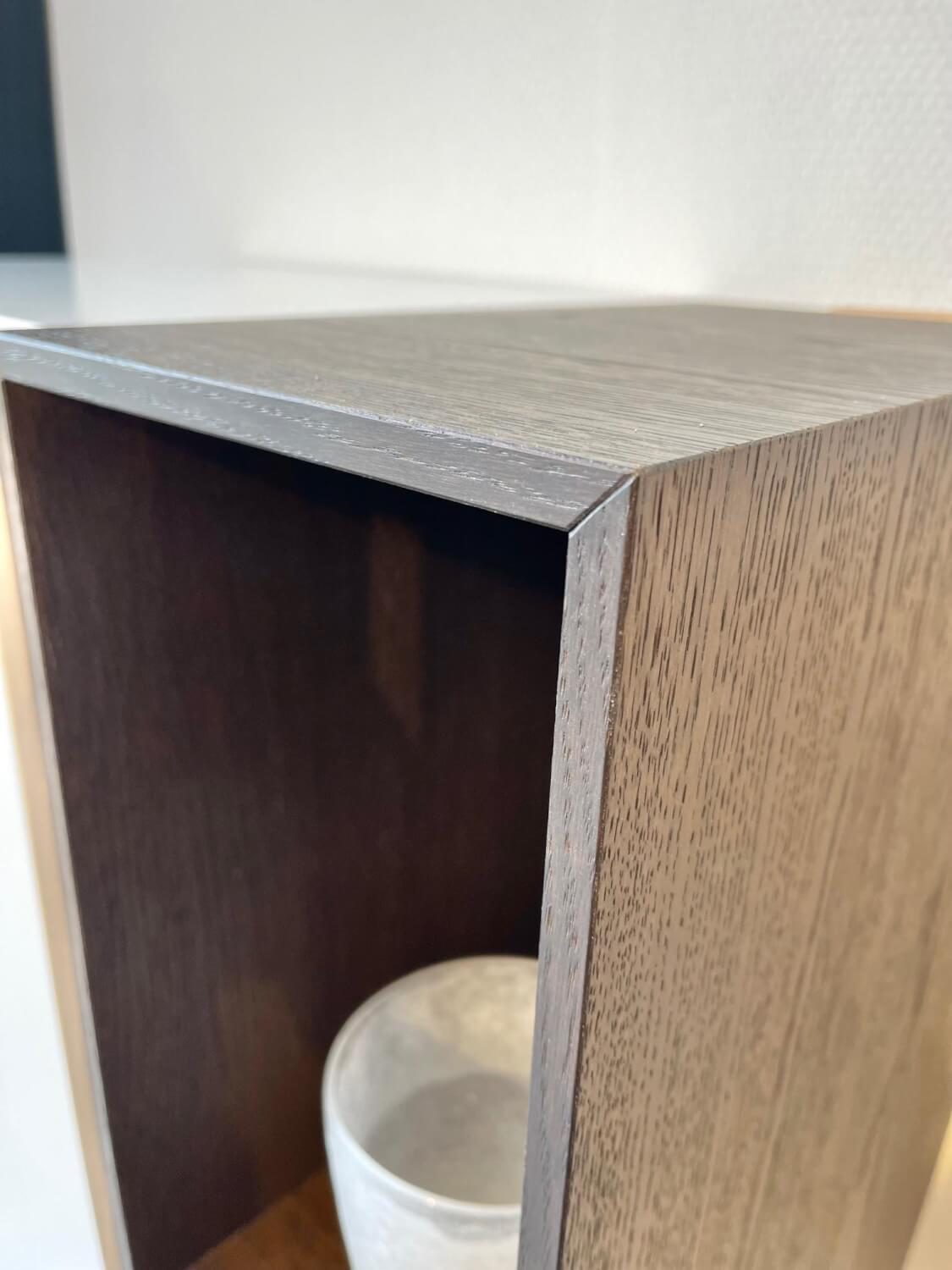 Contur - Wohnwand 3900 Lack Terra Beige Und Lack Verkehrsweiß Absetzung Wildeiche Coffee Mit Soundfaktor - 3