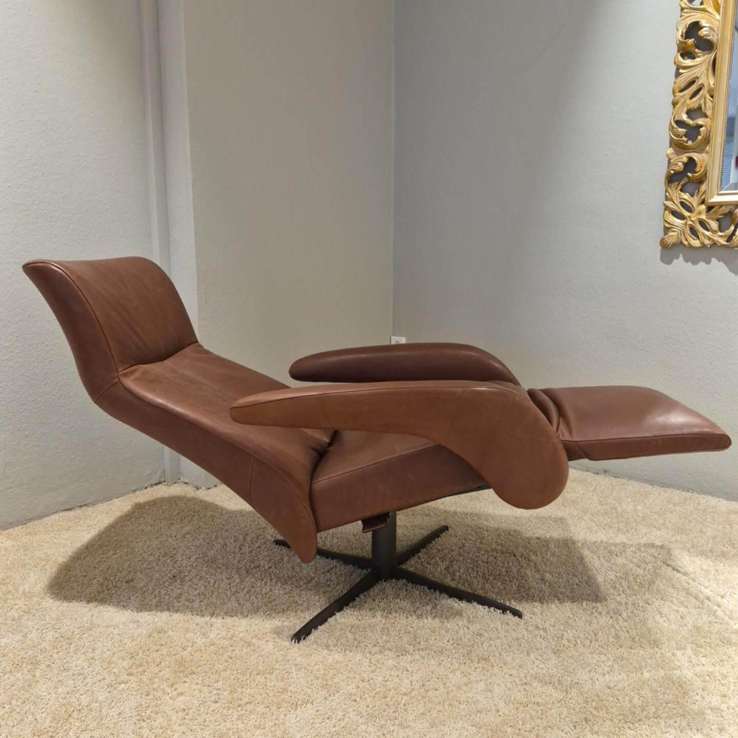 Jori - Relaxsessel Symphony 3860 MU-ME Leder Lotila Pralina Braun - 8