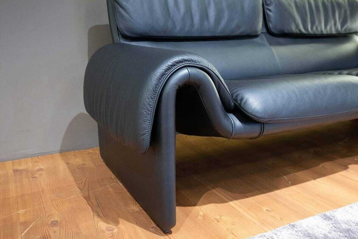 De Sede - Sofa DS-2011/02 Zweisitzer Leder Living Schwarz - 5