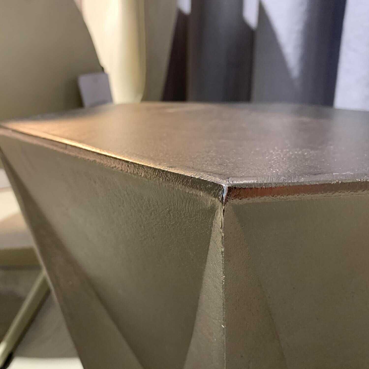 Beistelltisch Gem Table Low Aluminium Vernickelt