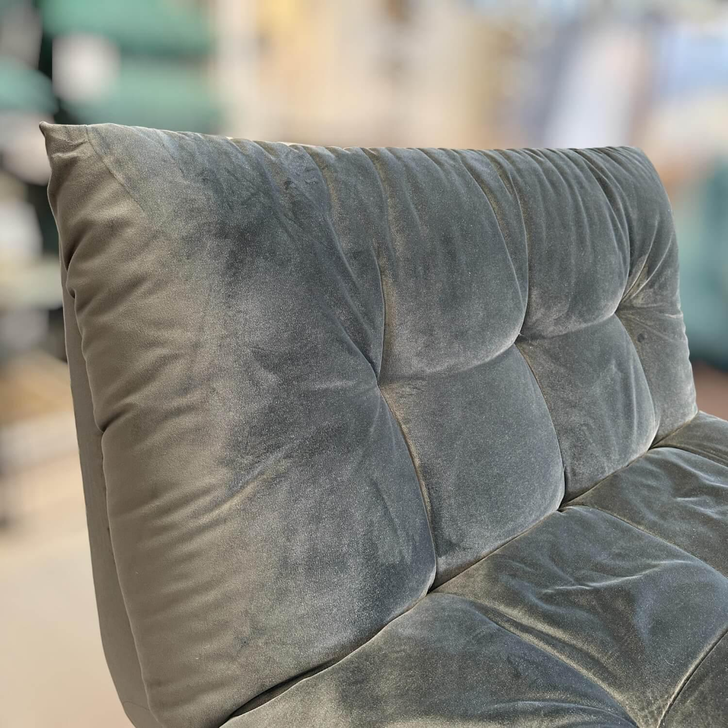 IP Design - Longchair Soulmate Bezug Stoff City Velvet Reloaded CA7832/139 Schwarz - 5