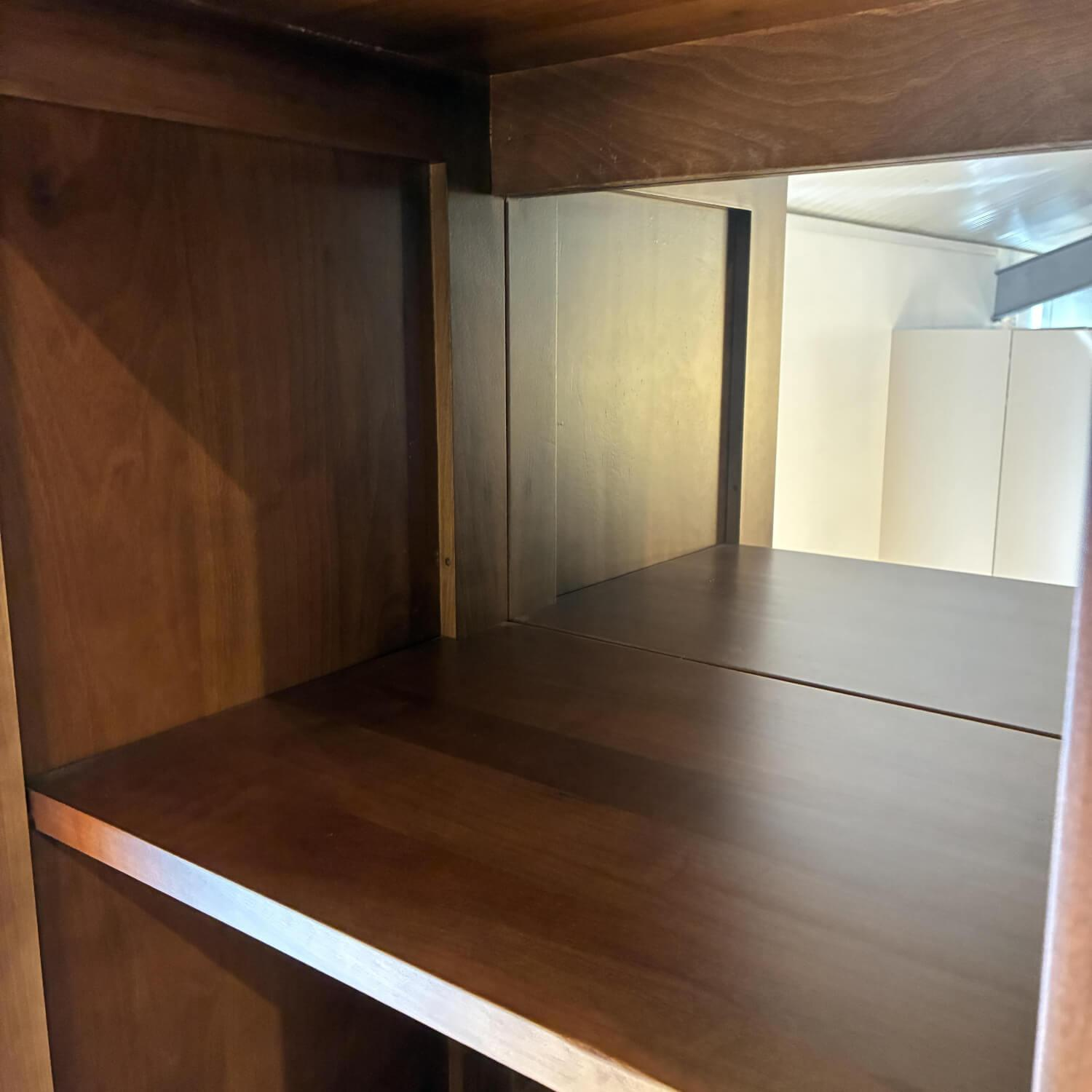 Marktex - Barschrank Oscar Nussbaum Mit Verspiegelter Rückwand Inklusive 2 Tablare - 5