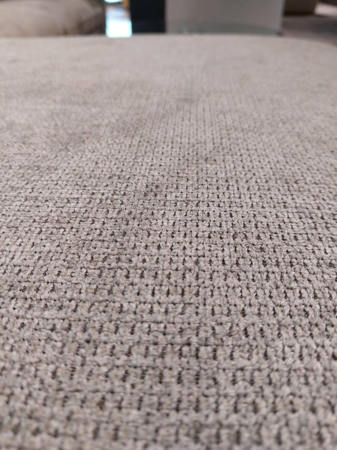 Global - Ecksofa Alegria Plus Stoff Mileto 10 Liver Grau Braun Fuß Eiche Geölt - 4