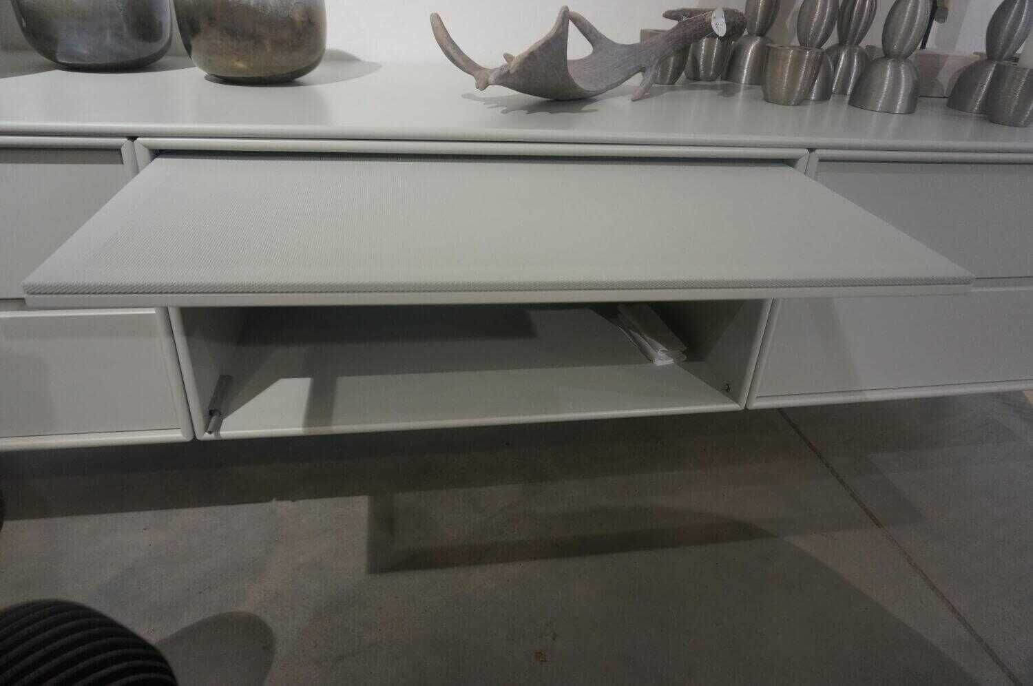 Montana - Wohnwand System MDF Grau 4-teilig - 7