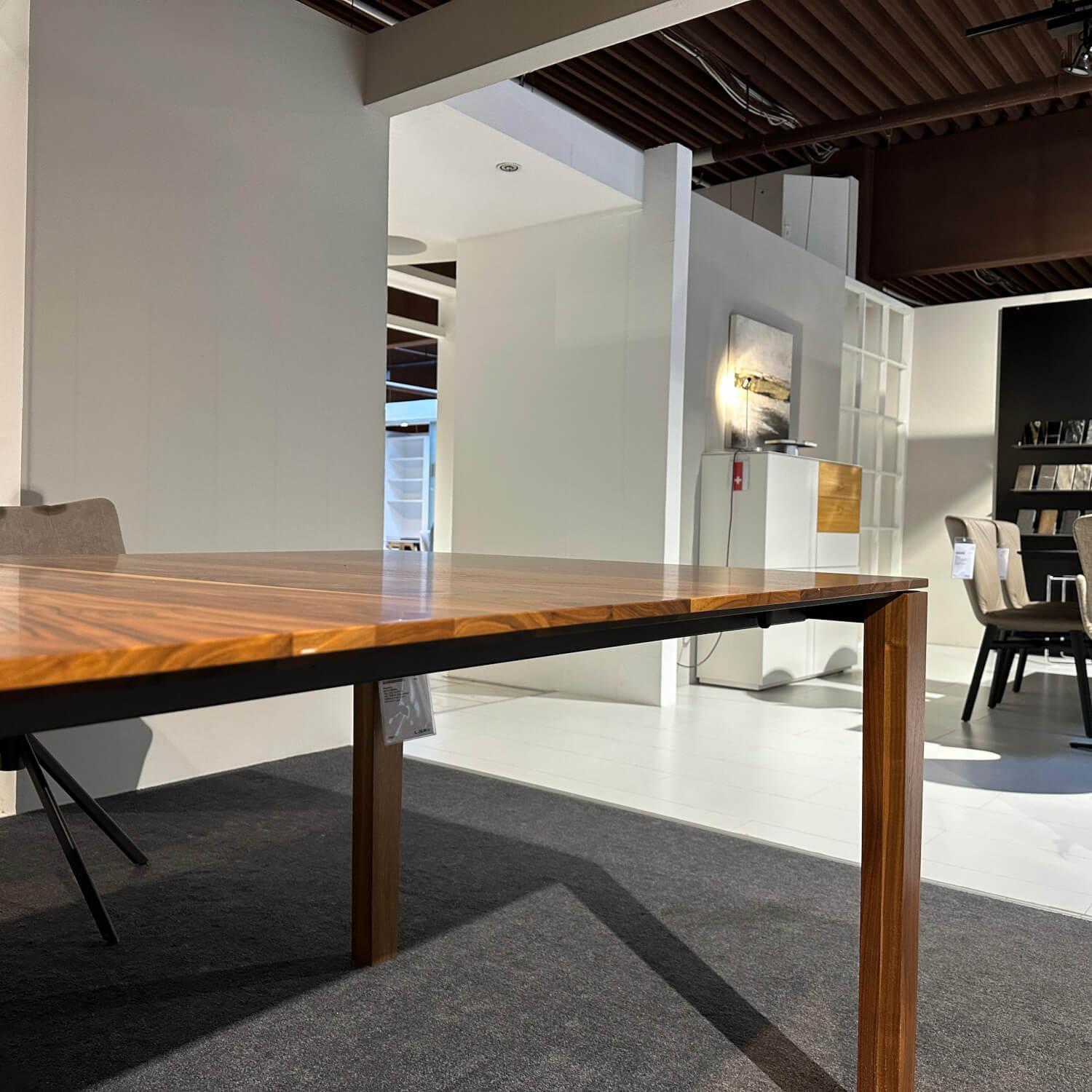 Rodam - Esstisch David 582348 Nussbaum Matt Lackiert Inklusive Klappeinlage - 6