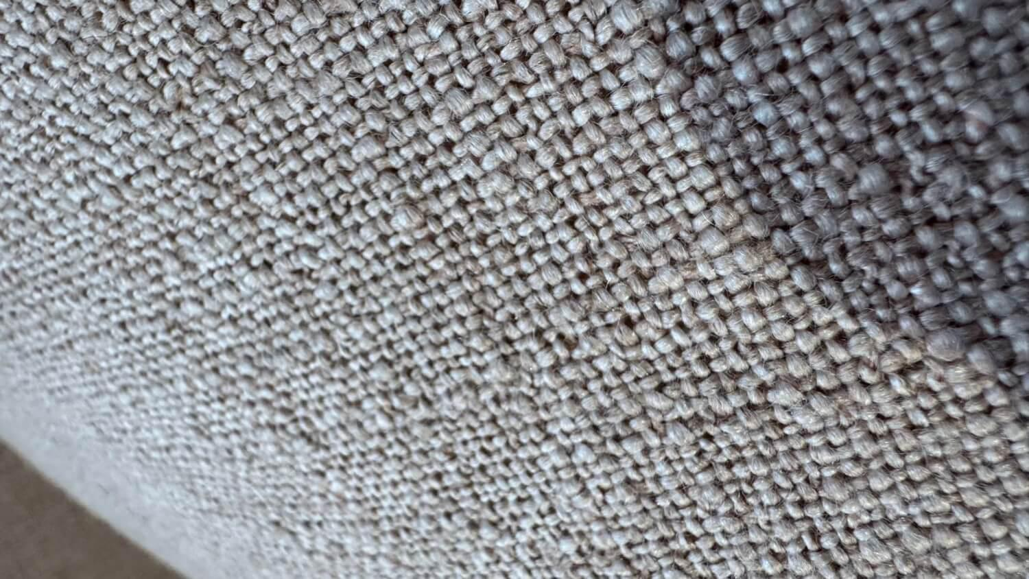 Walter Knoll - Sofa Maru Stoff Namib 7920 Moon Beige Gestell Matt Schwarz Pulverbeschichtet Inklusive Kissen - 6