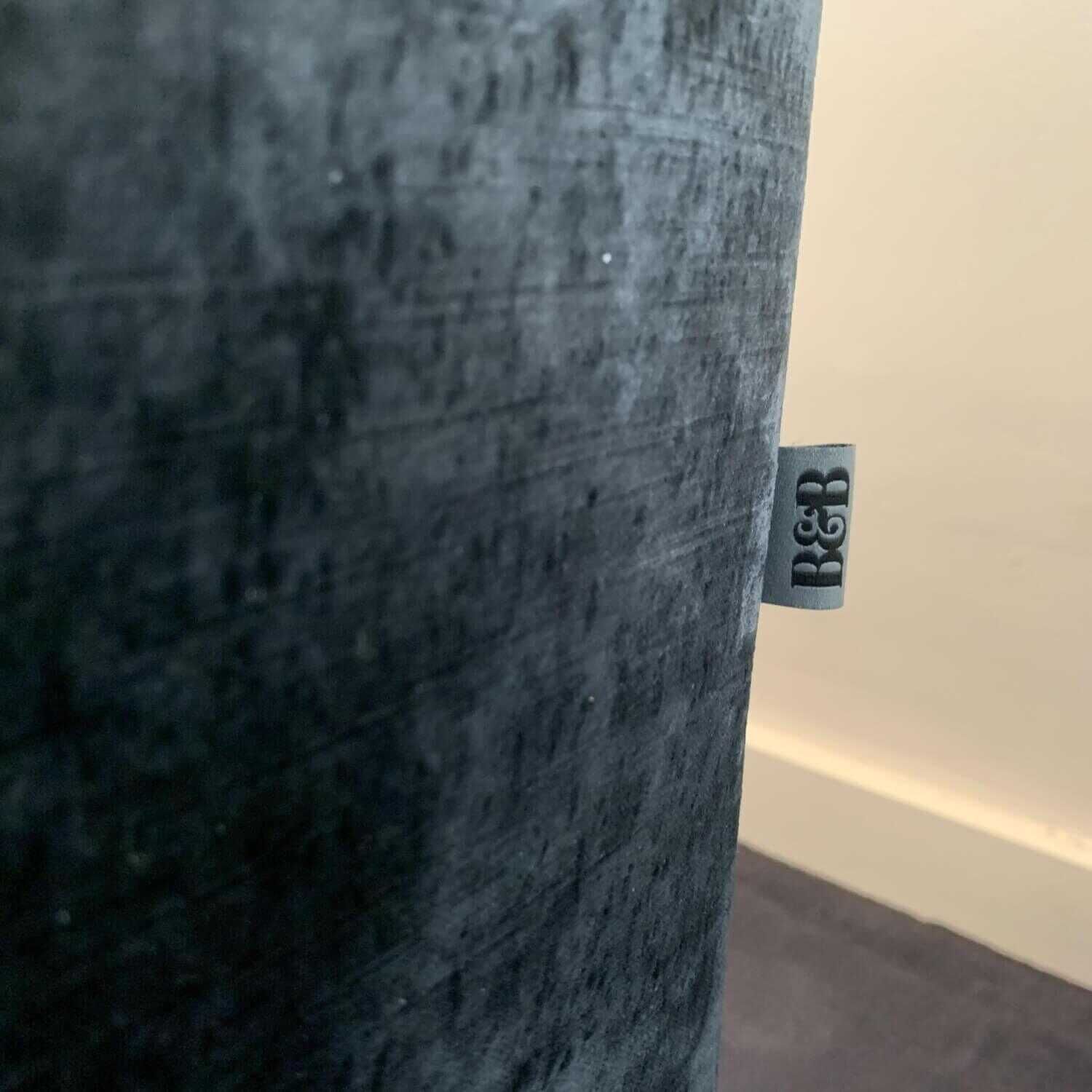 B&B Italia - Ecksofa Charles Stoff Samara Super Anthrazit Füße Edelstahl Anthrazit - 3