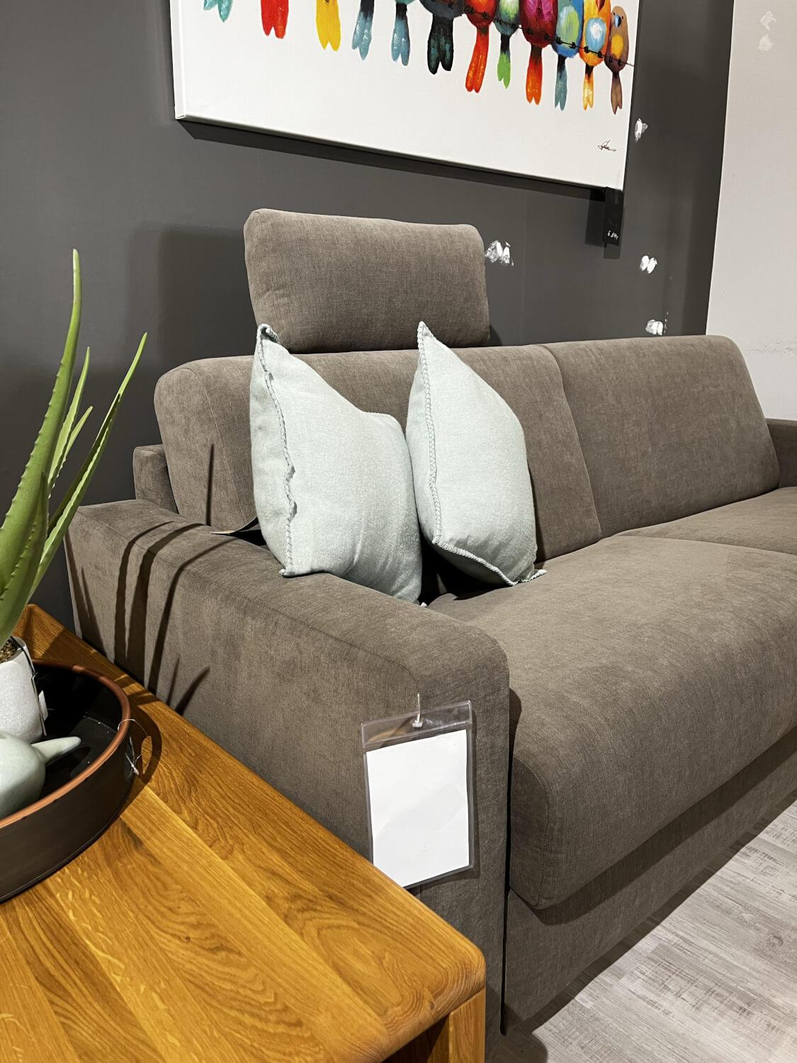 Bali - Sofa Messina Stoff 14-7800 Grau - 7