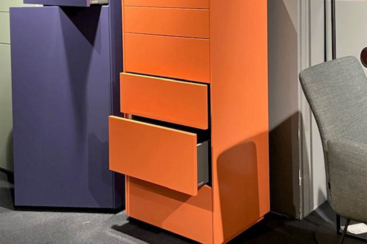 Cramer Holzmanufaktur - Kommode Velare Lack Matt RAL 040 60 50 Orange - 4