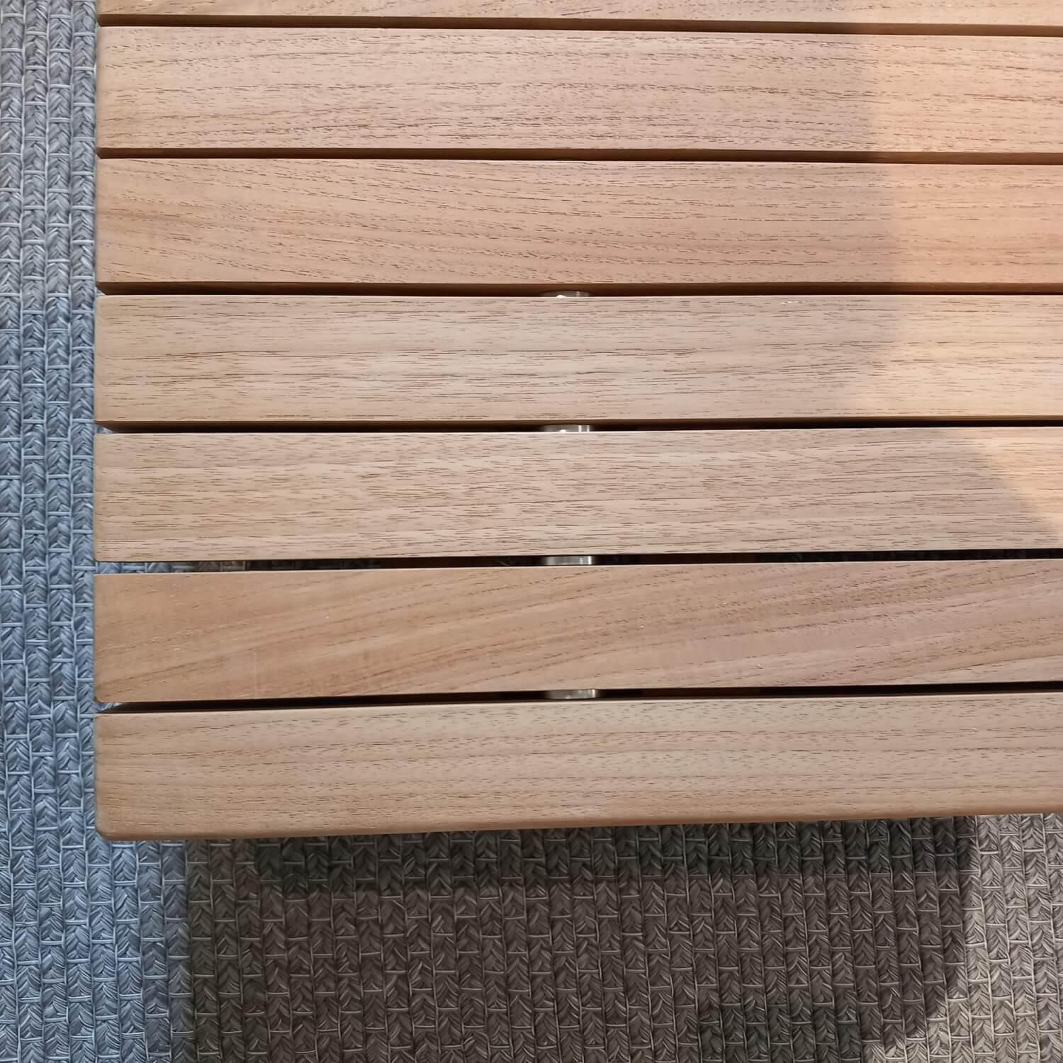 Beistelltisch Vis a Vis Low Table Holz Teak Braun