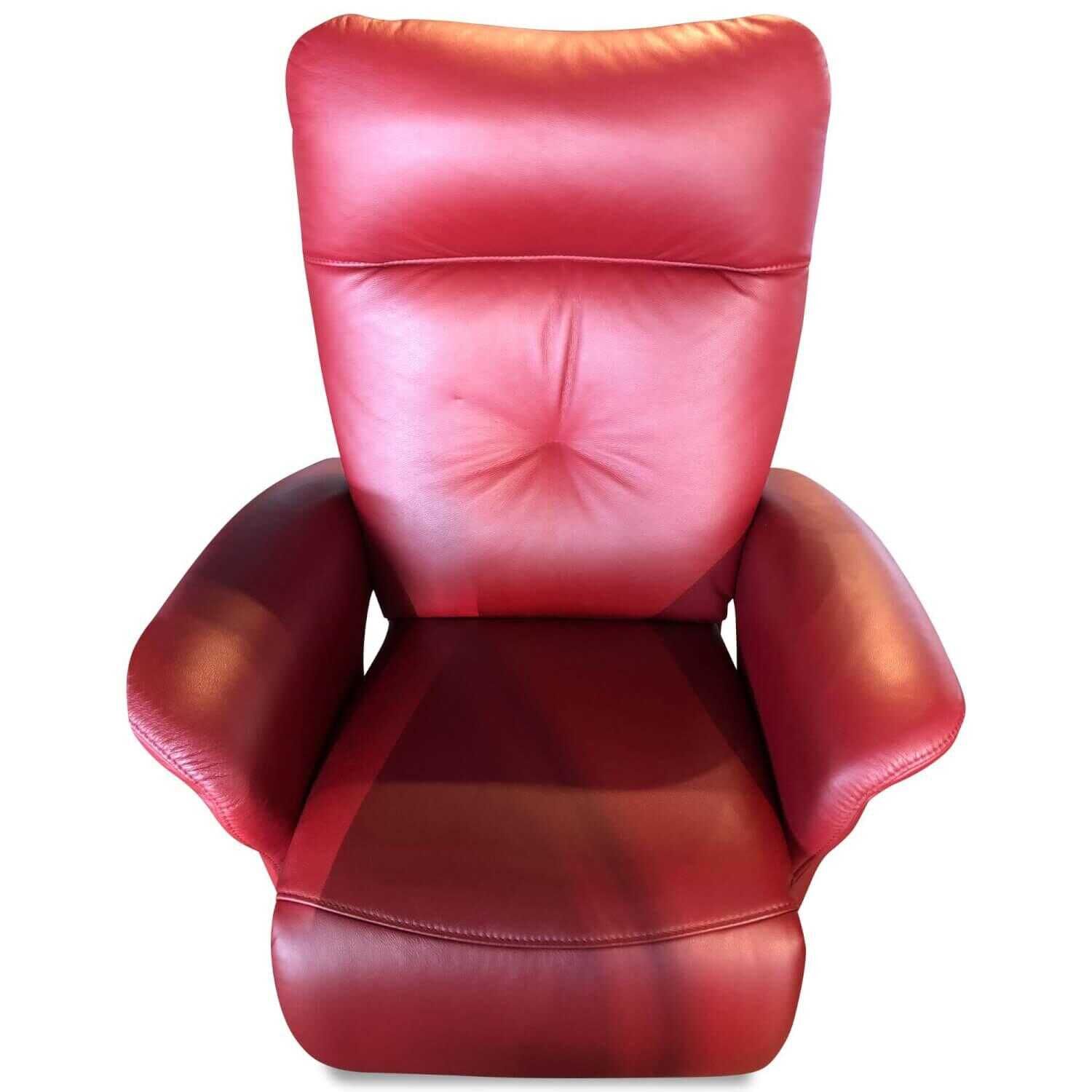 himolla - Relaxsessel Easy Swing Leder Rot mit Verstellfunktion - 1