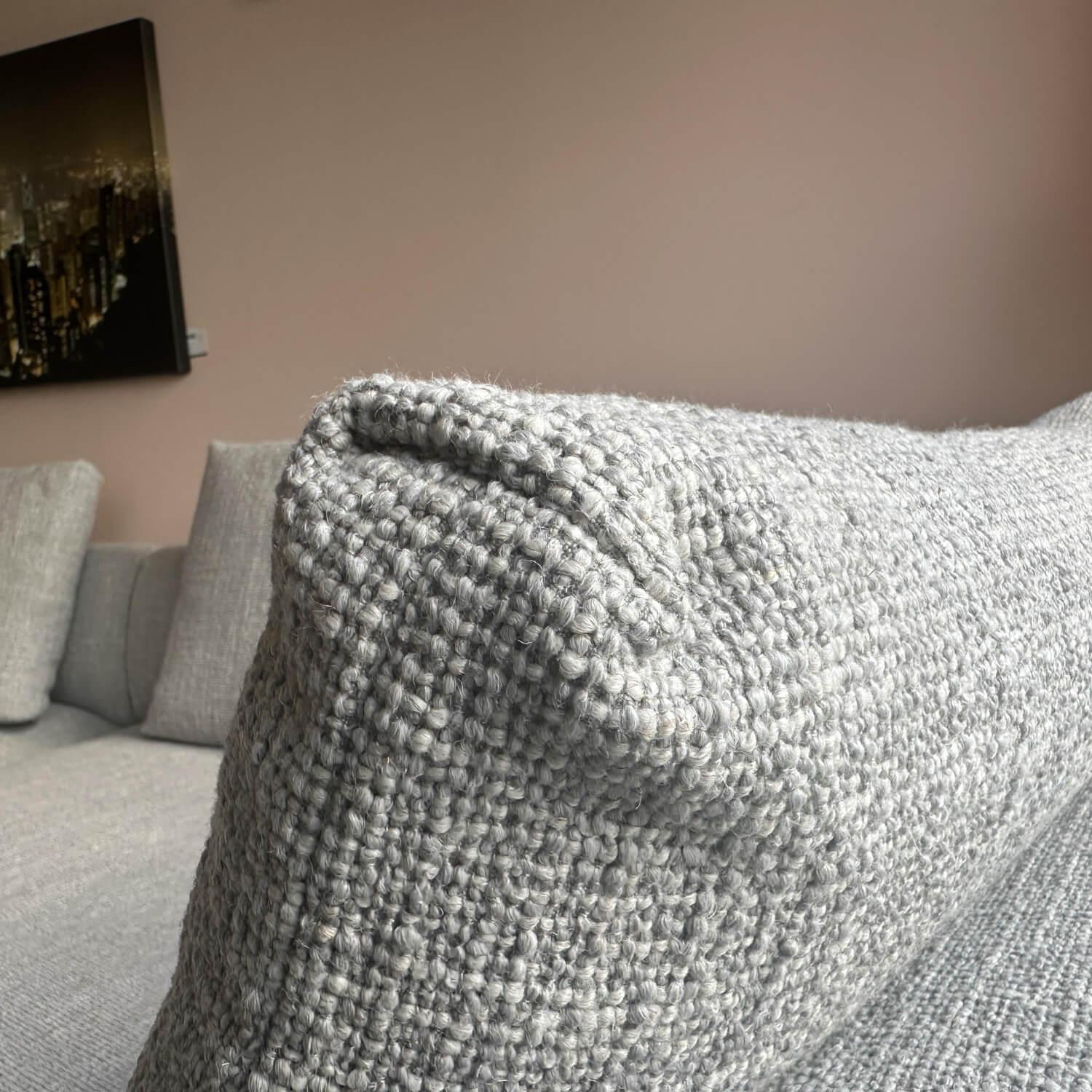 Walter Knoll - Polstergarnitur Maaru Stoff Namib 7920 Moon Grau Gestell Aluminium Bronze Matt Pulverbeschichtet Mit Kissen - 6